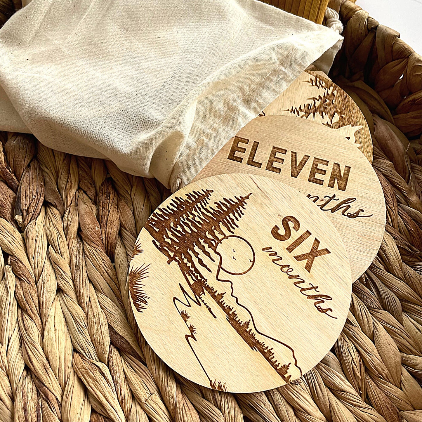 Mountain Theme Baby Milestone Cards