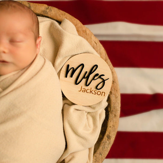 Miles Jackson Baby Name Sign