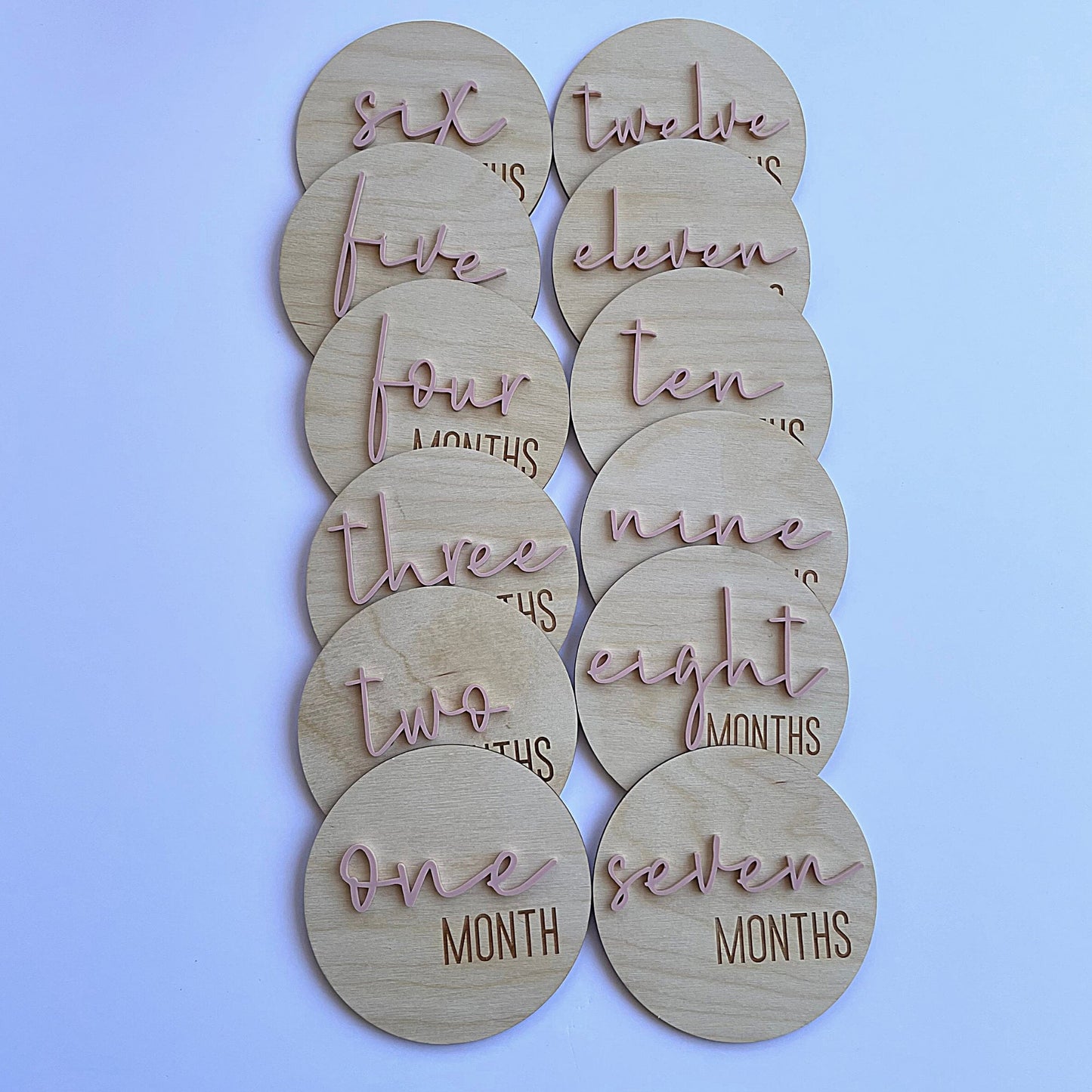 Audrey Jane Monthly Milestone Cards