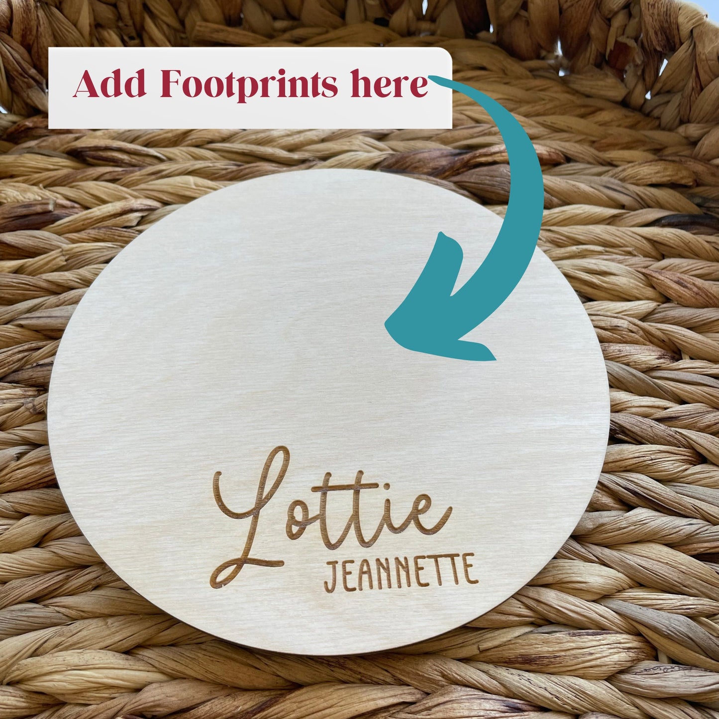 Footprint Birth Statistic Sign