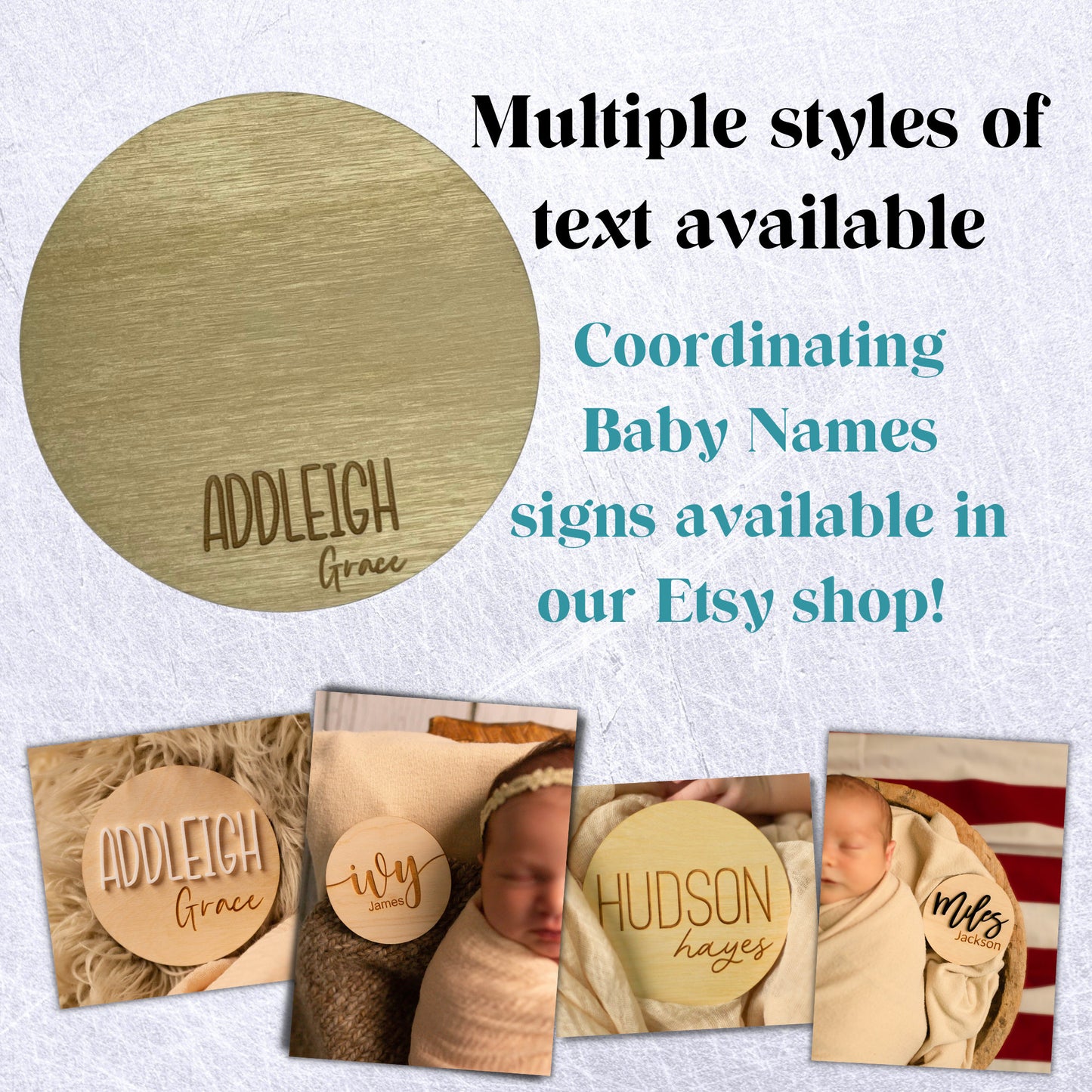 Newborn Footprint Sign