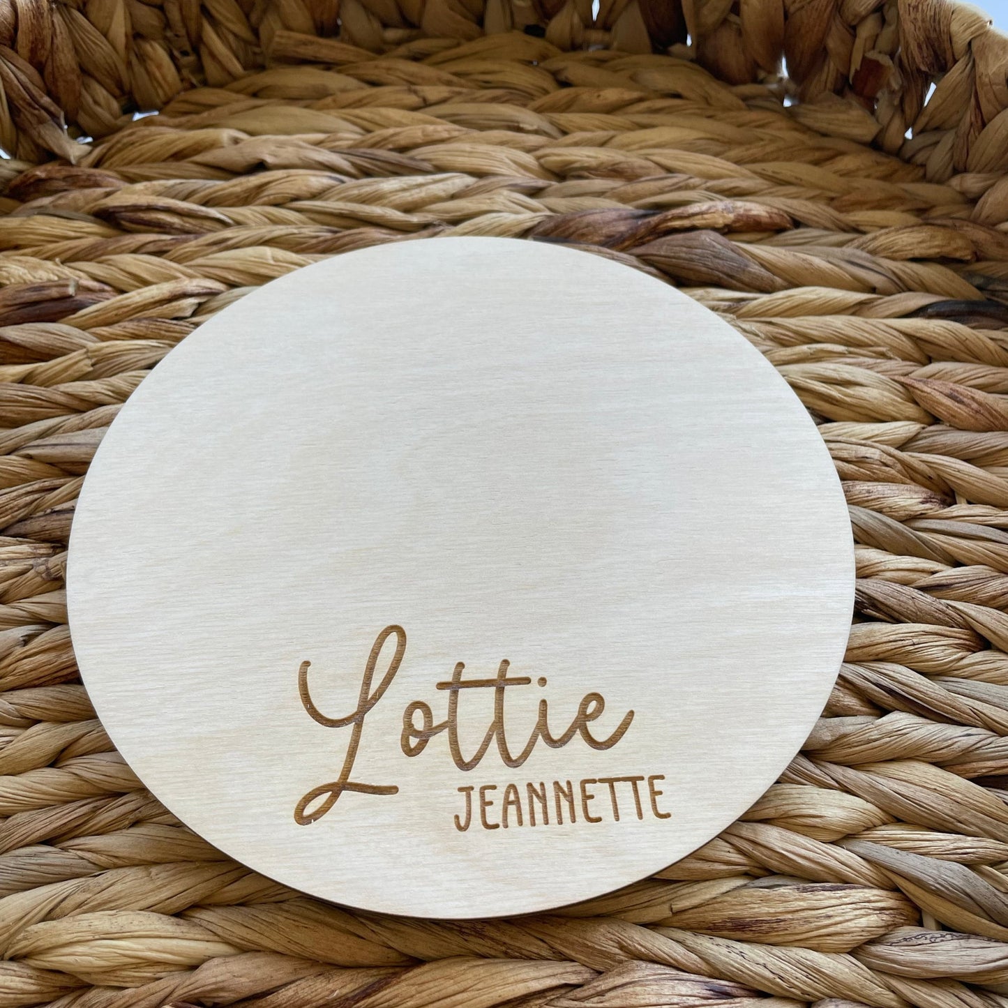 Newborn Footprint Sign