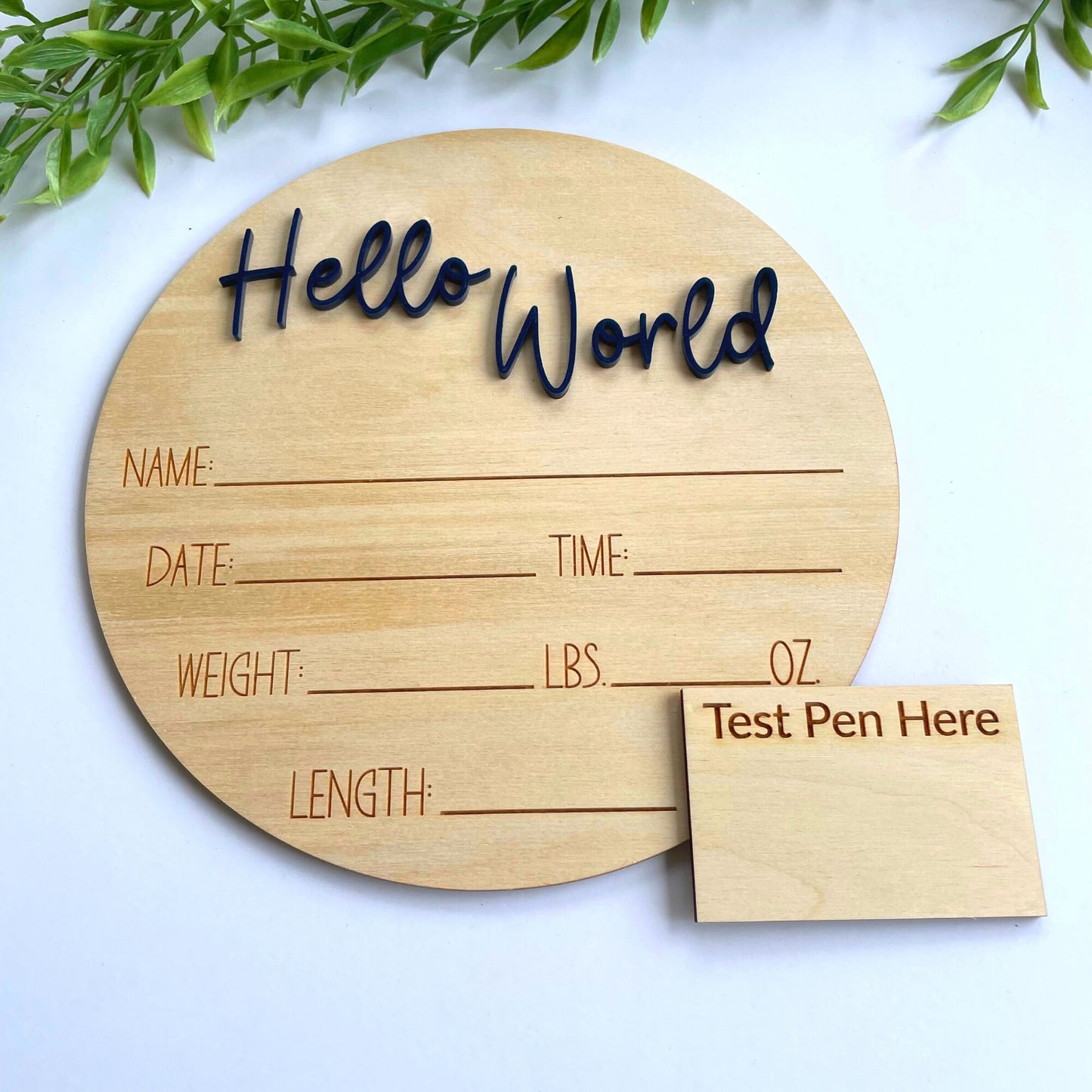 Marley David Baby Name Sign
