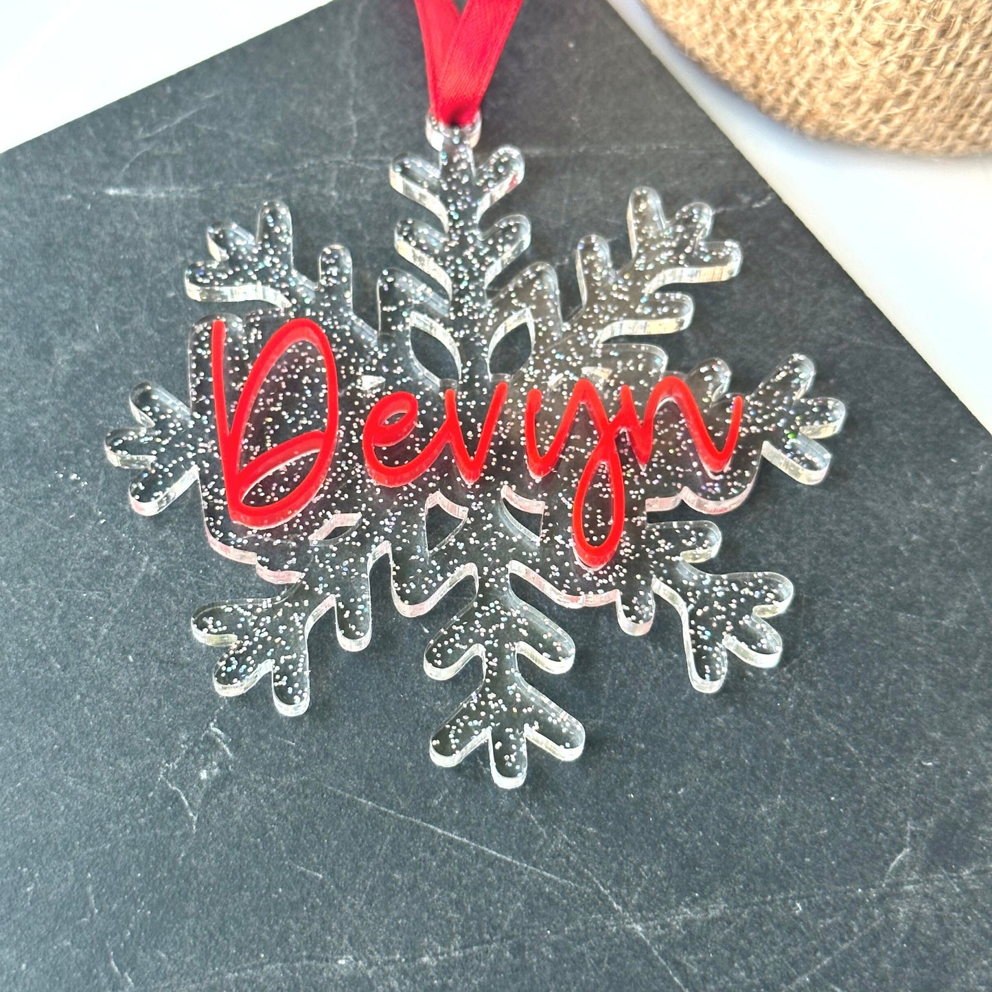 Custom Snowflake Ornament
