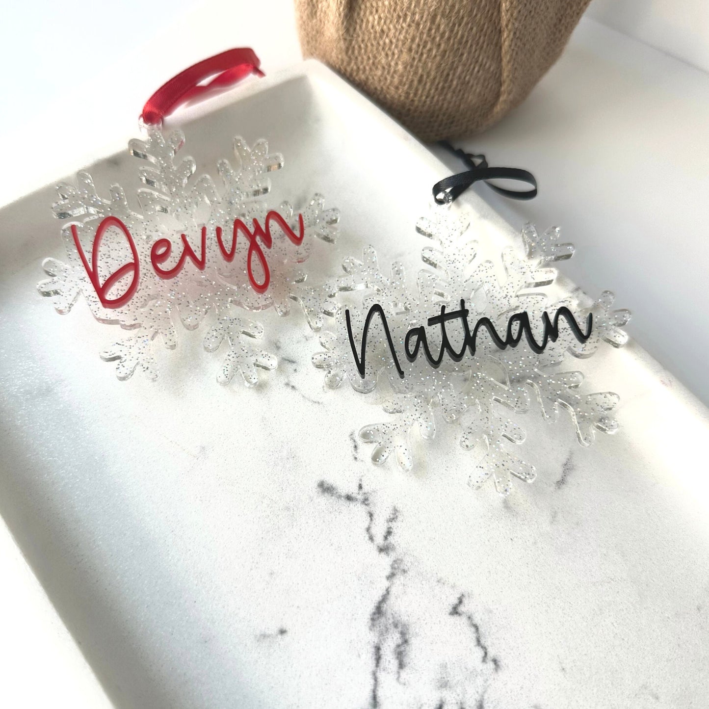 Custom Snowflake Ornament