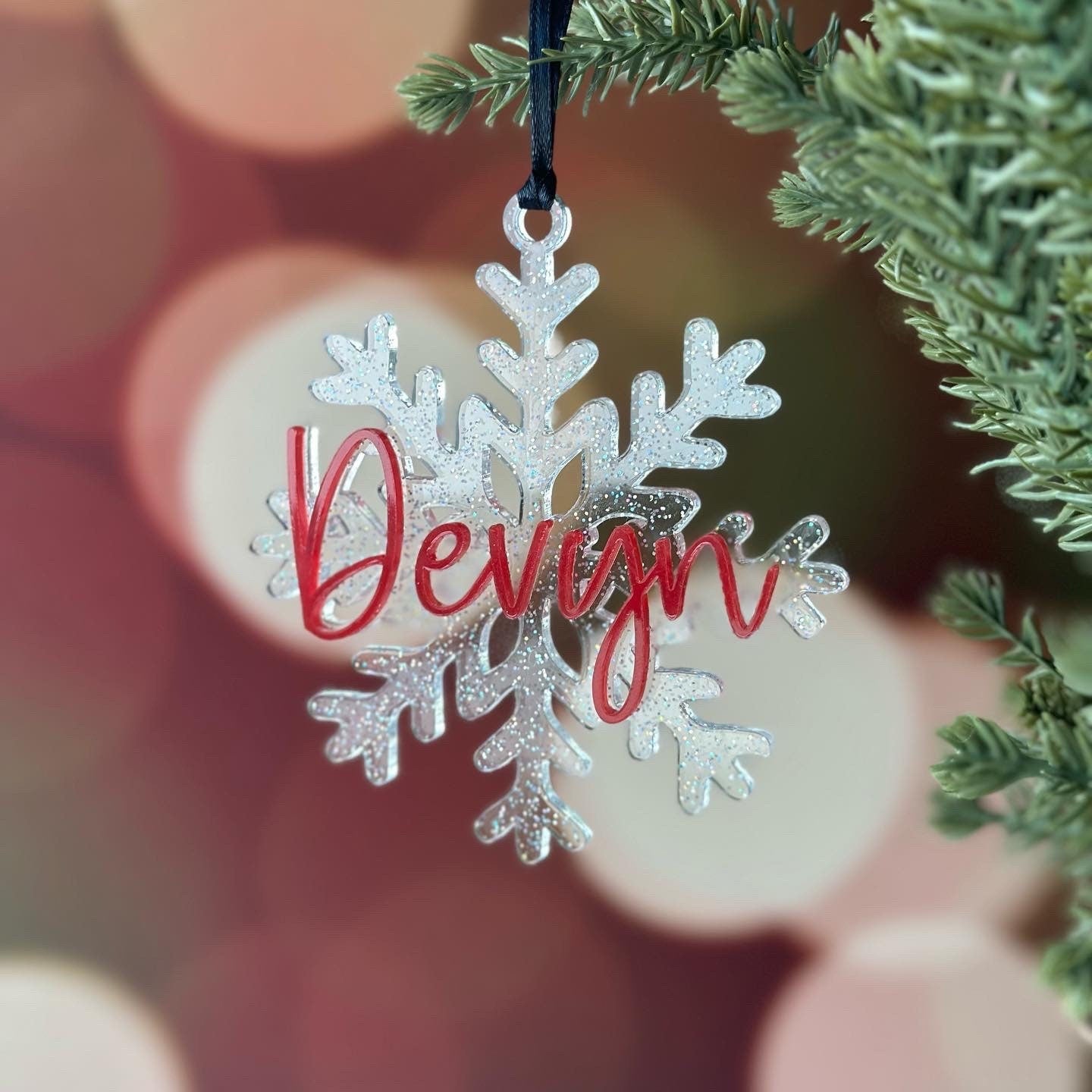 Custom Snowflake Ornament