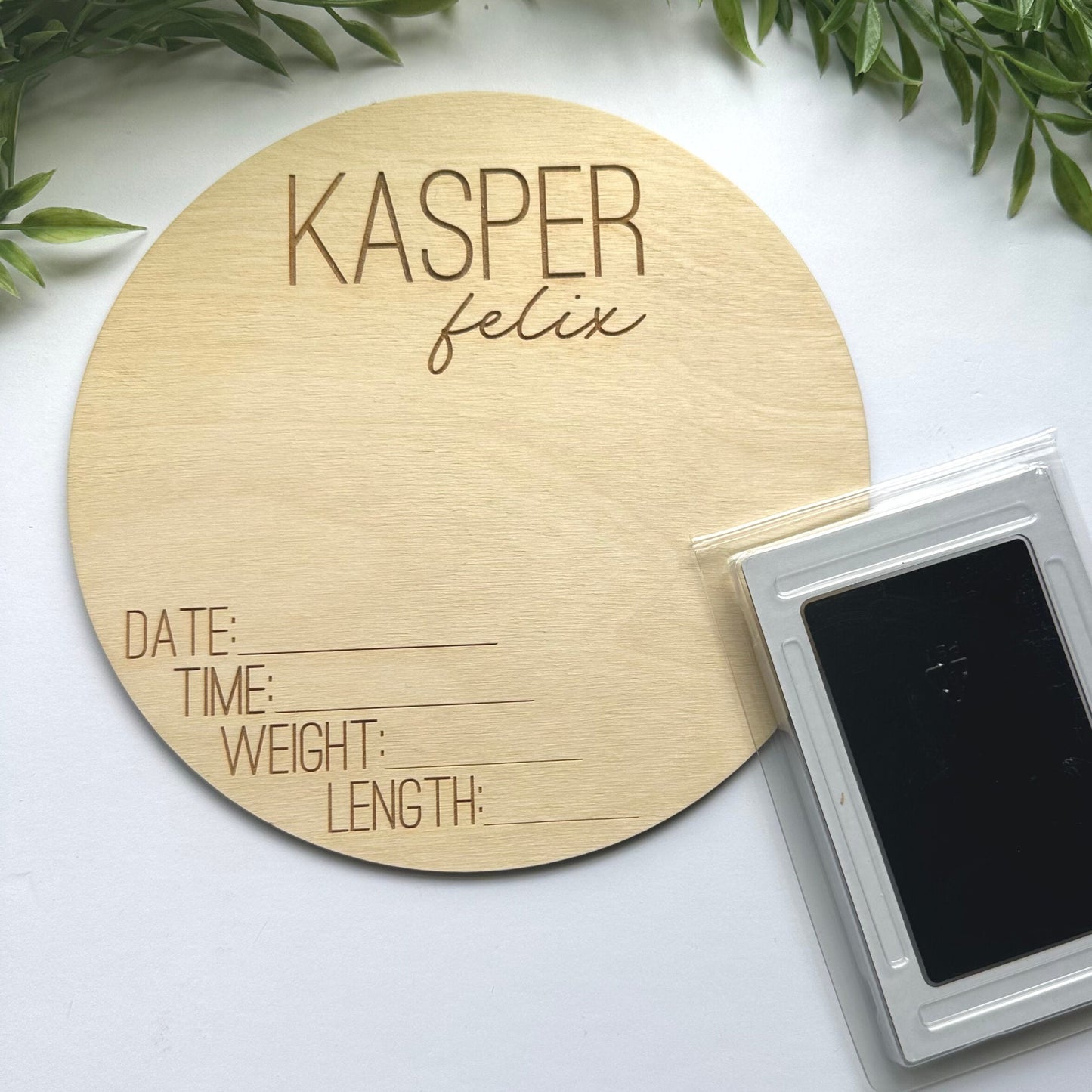 Footprint Birth Statistic Sign