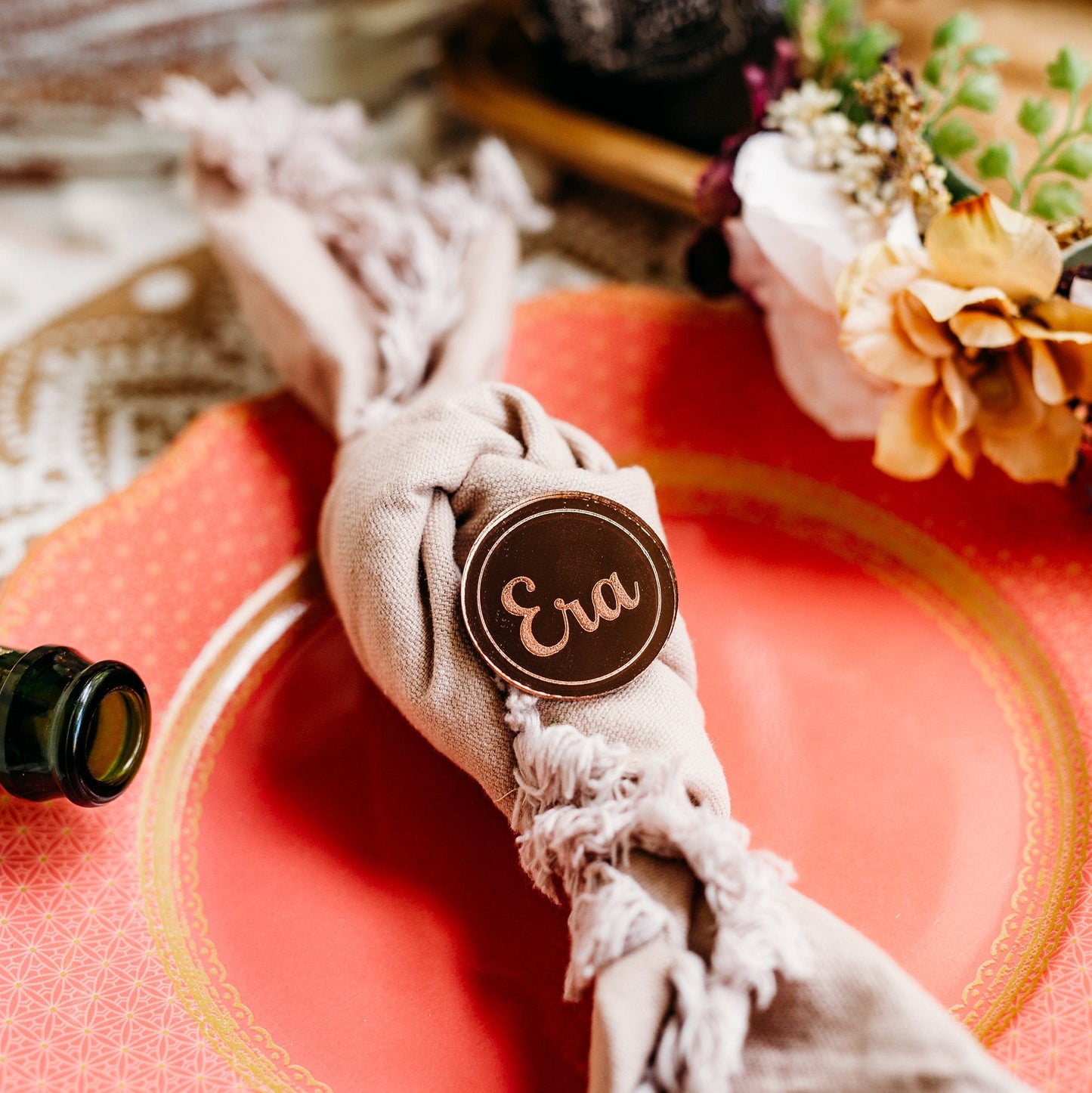 Round Acrylic Place Cards