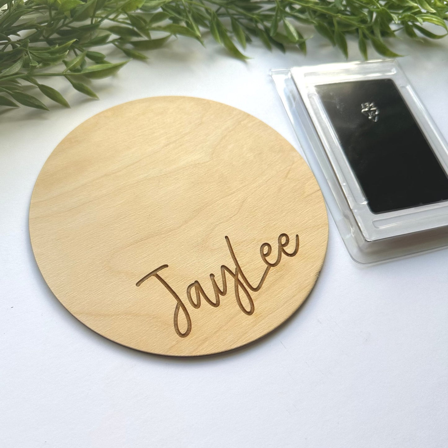 Double Sided Baby Footprint and Birth Statistic Sign, Footprint Birth Statistic Sign, Newborn Footprint Sign, Baby Shower Gift