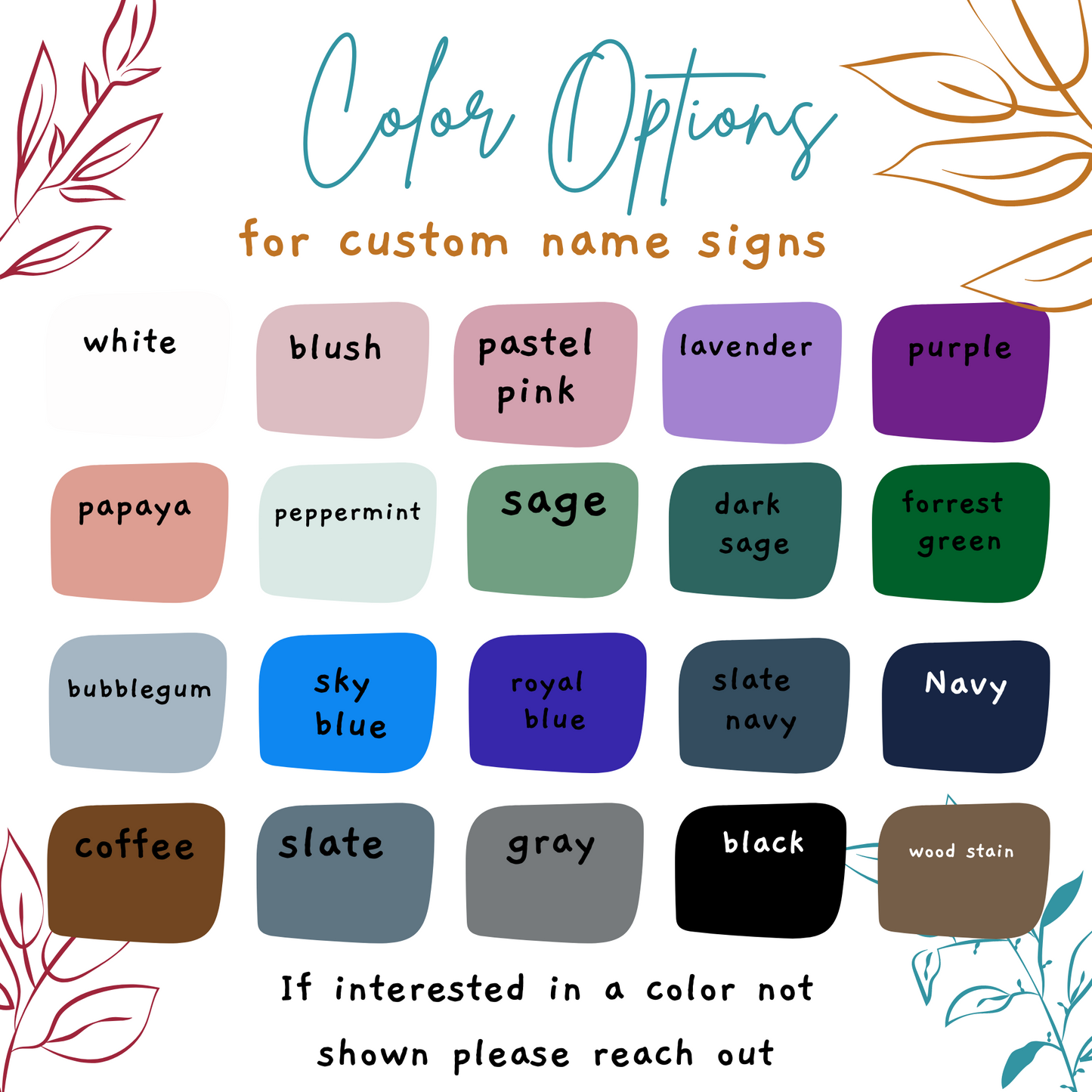 Birth Stats Sign, Various Sizes Available