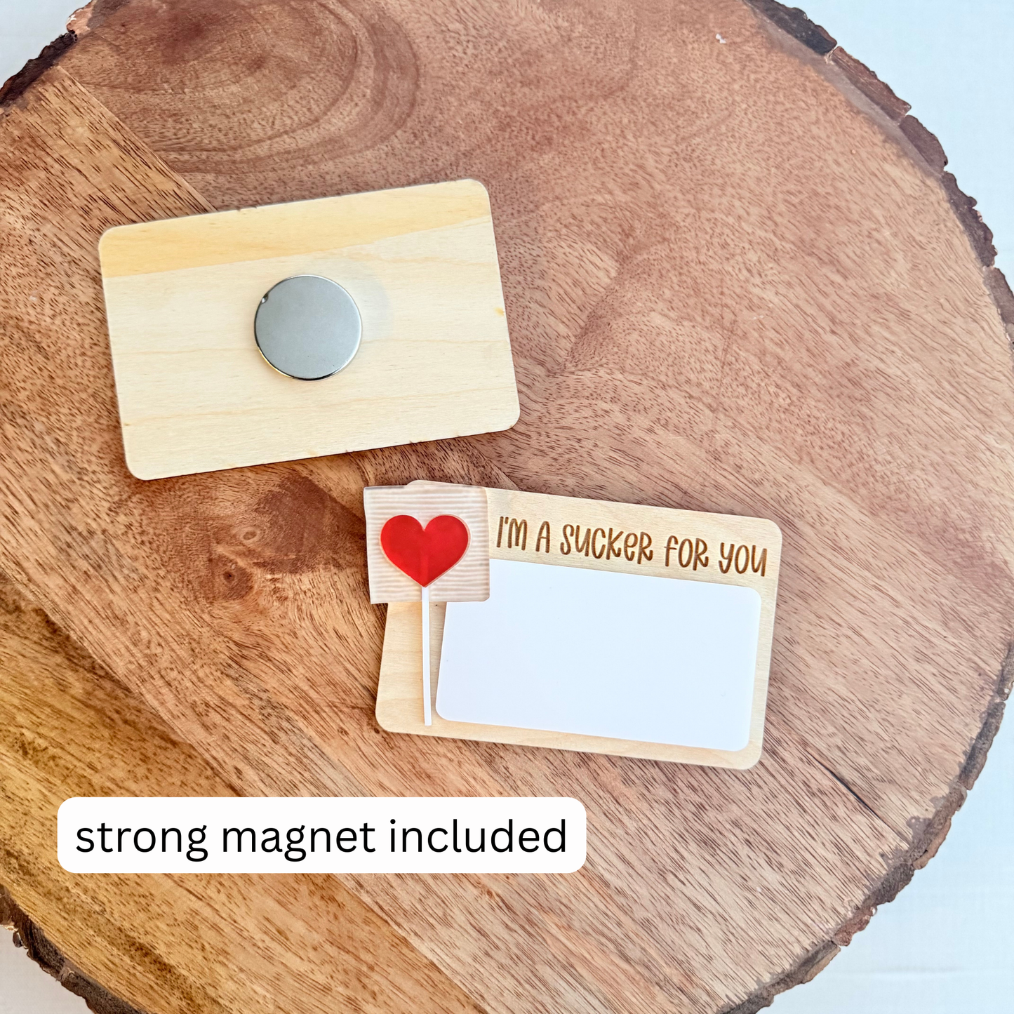 Valentine’s Day Dry Erase Magnet | Reusable Love Note Gift