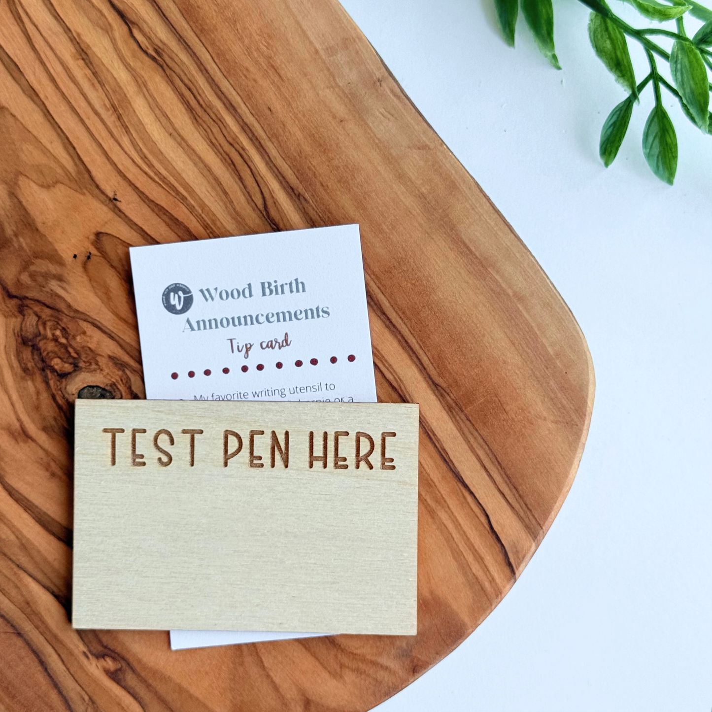 Personalized Baby Birth Announcement & Name Sign with Heart Detail