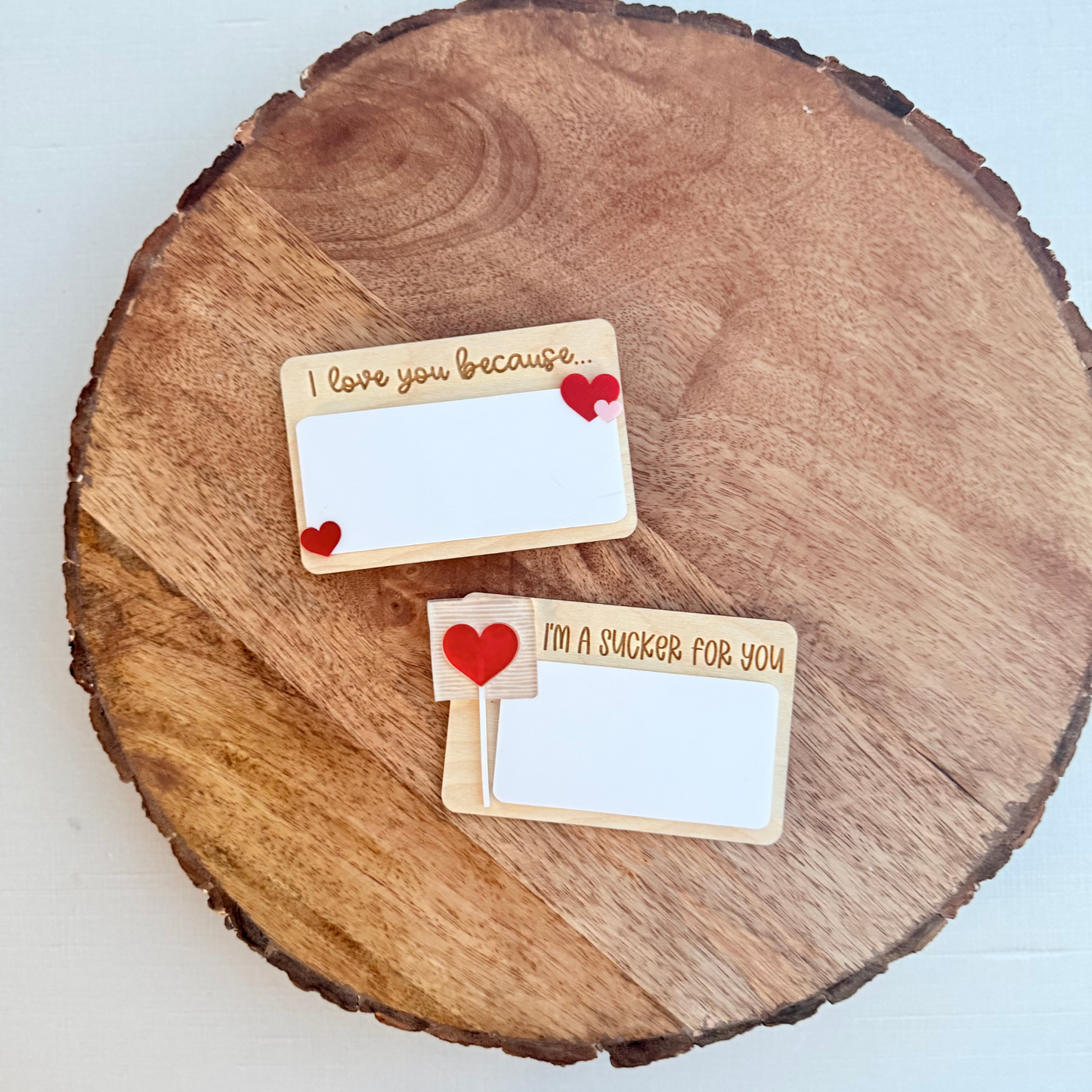 Valentine’s Day Dry Erase Magnet | Reusable Love Note Gift