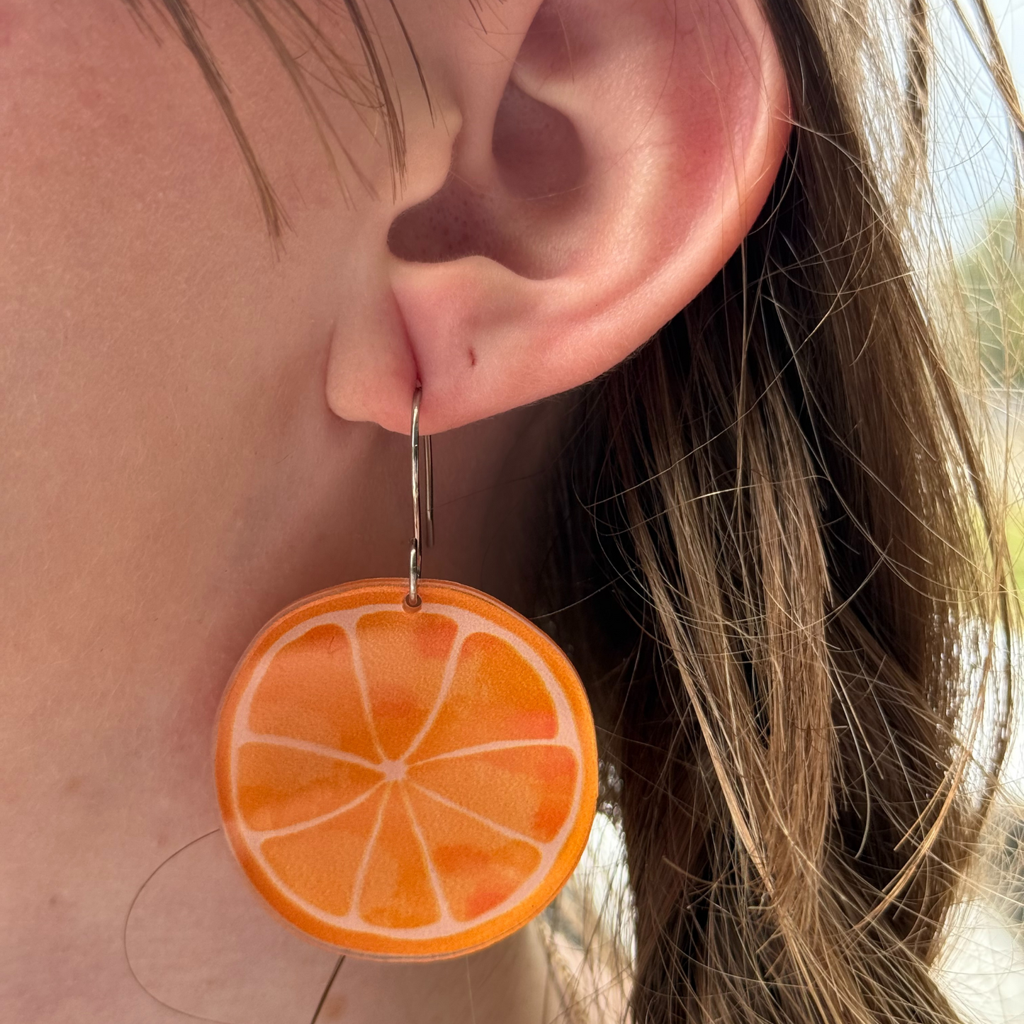 Fruit Slice Dangle Earrings – Bright, Fun, and Fresh!