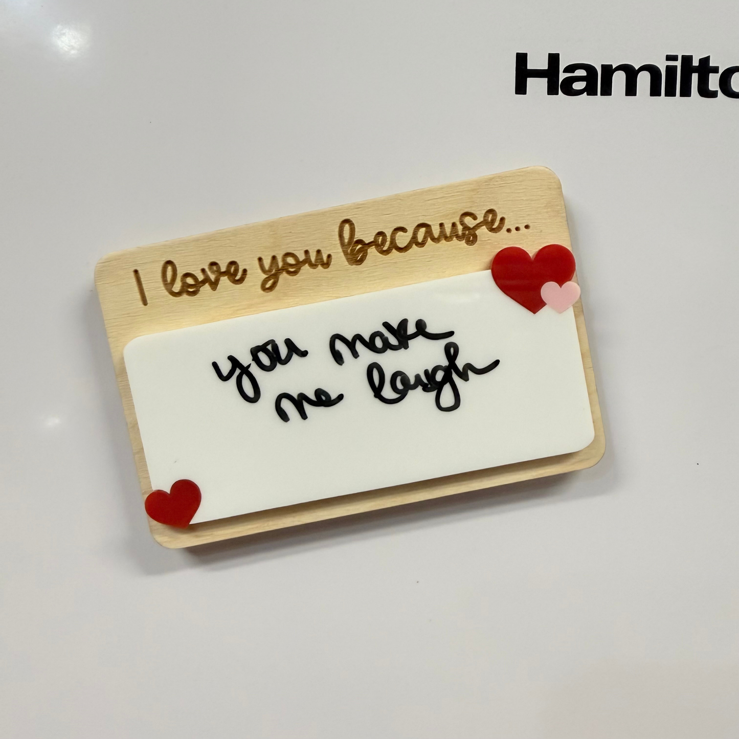 Valentine’s Day Dry Erase Magnet | Reusable Love Note Gift