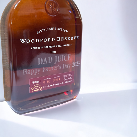 Custom Engraved Whiskey Bottle, Father's Day Gift, Gift for Dad, Retirement Gift, Birthday Gift