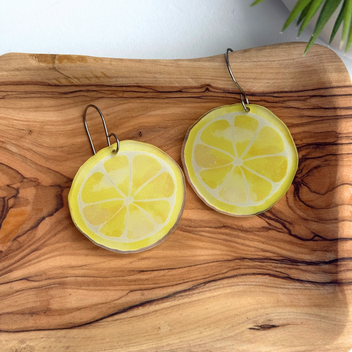 Fruit Slice Dangle Earrings – Bright, Fun, and Fresh!