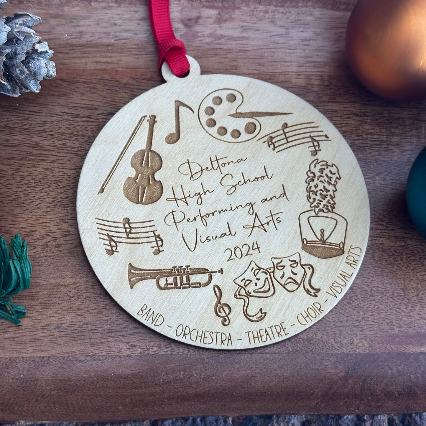 Deltona High School 2024 Holiday Ornament – Supporting Performing Arts