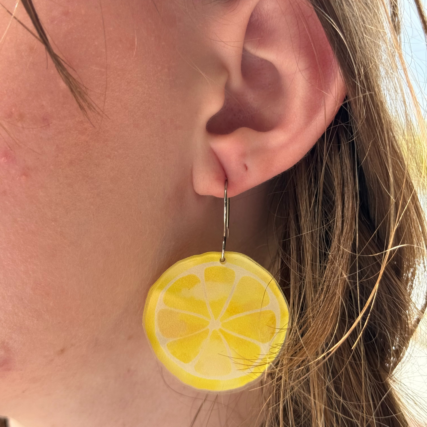 Fruit Slice Dangle Earrings – Bright, Fun, and Fresh!