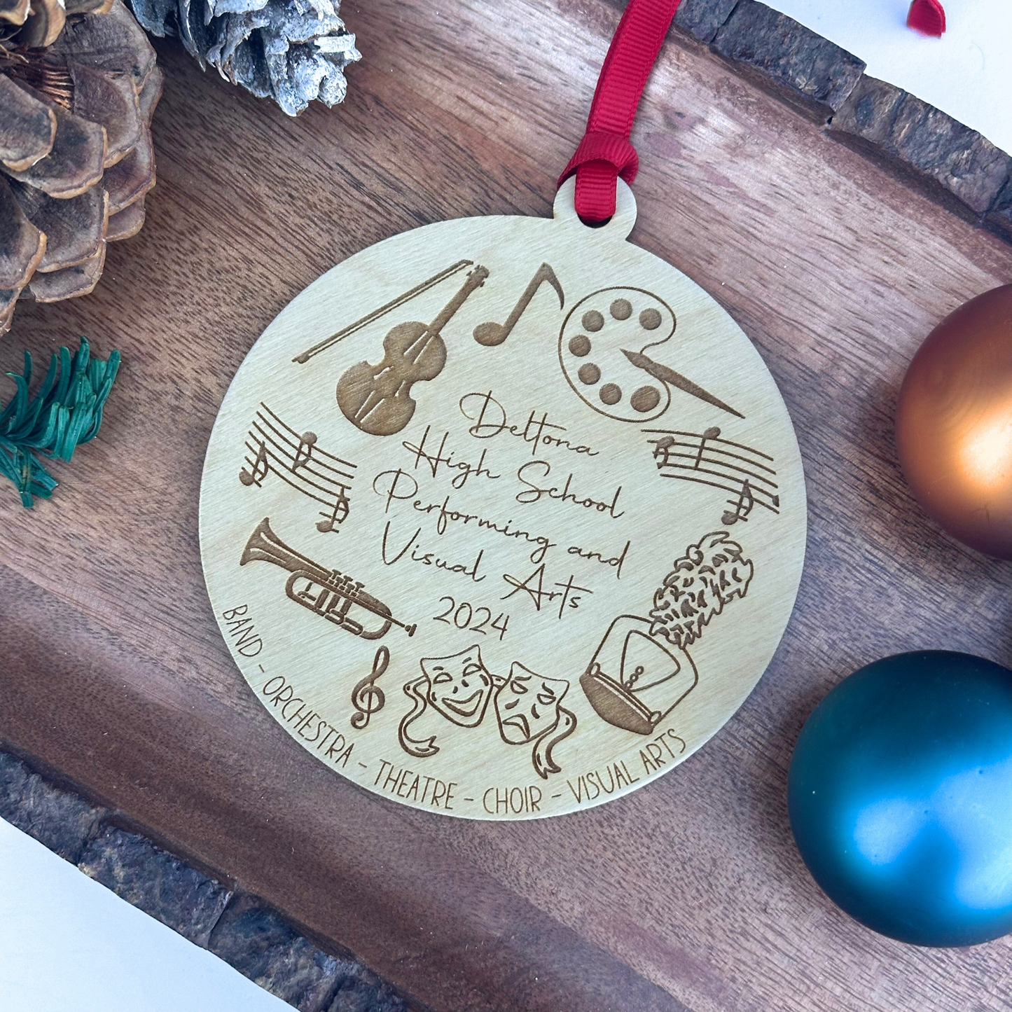 Deltona High School 2024 Holiday Ornament – Supporting Performing Arts