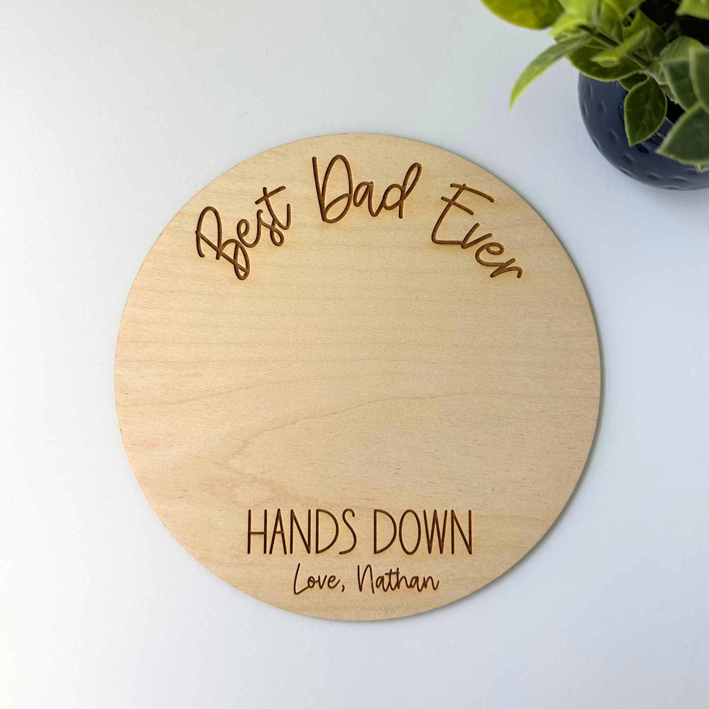 Best Mom Ever, Mother's Day Handprint Sign