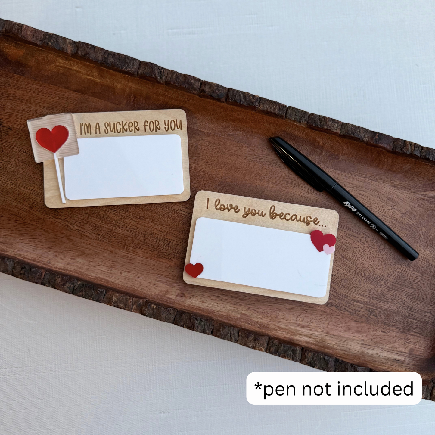 Valentine’s Day Dry Erase Magnet | Reusable Love Note Gift