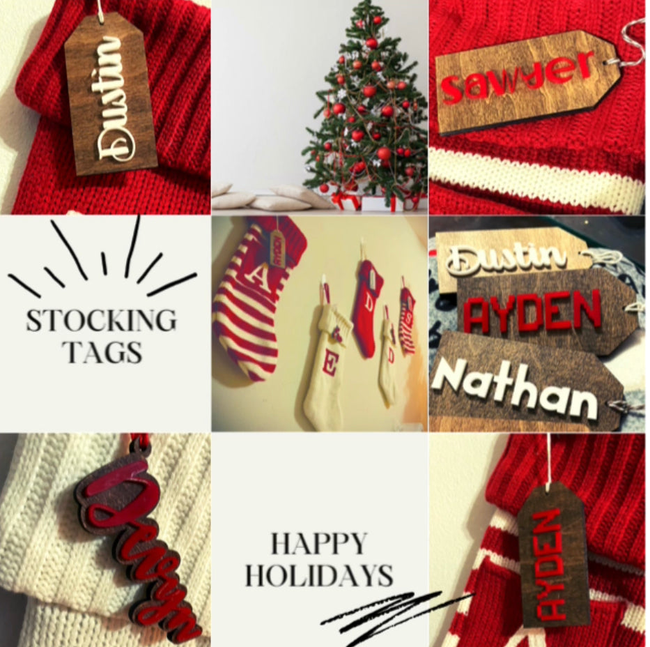 Custom Stocking Tags