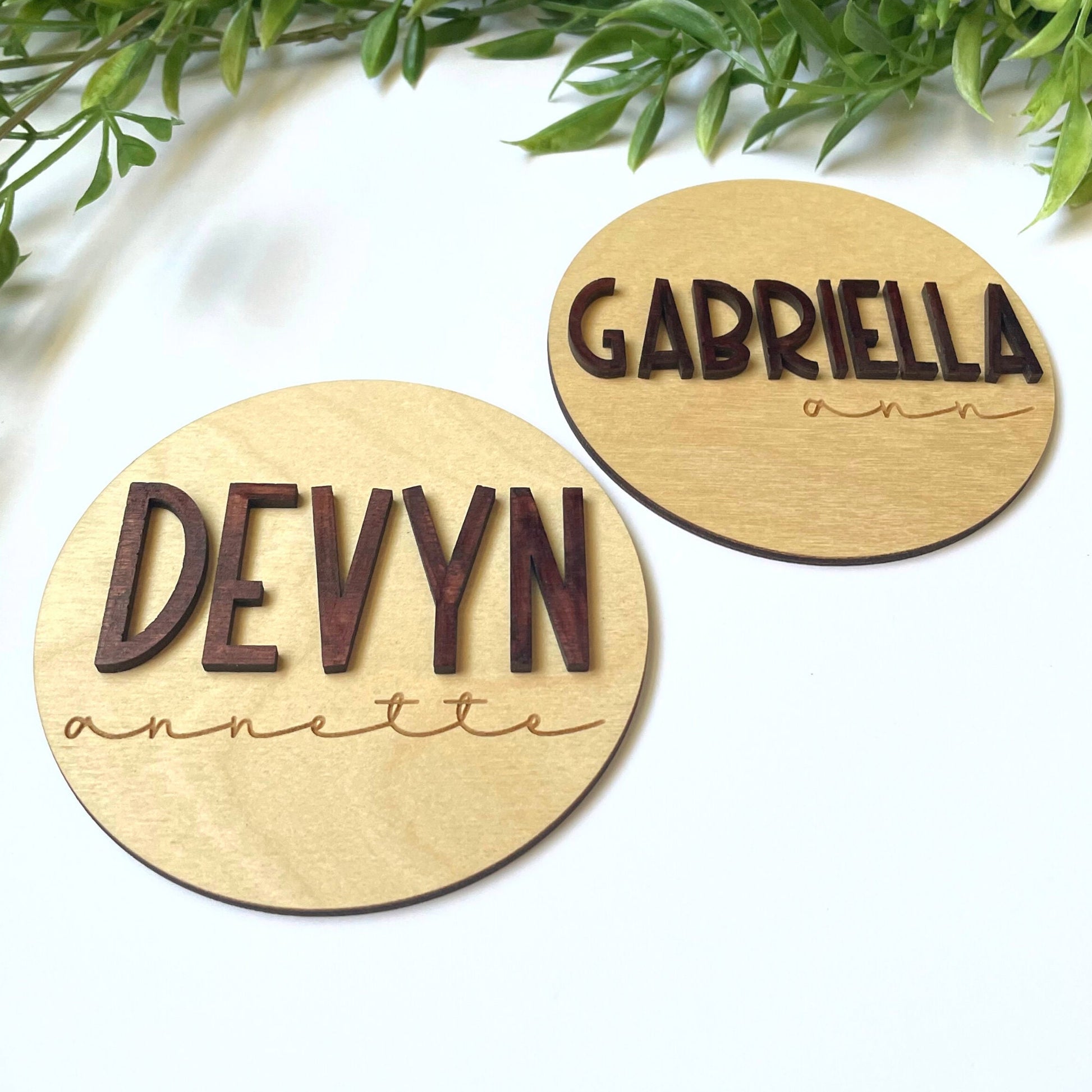 Wooden Birth Announcement Sign, Newborn Photo Prop