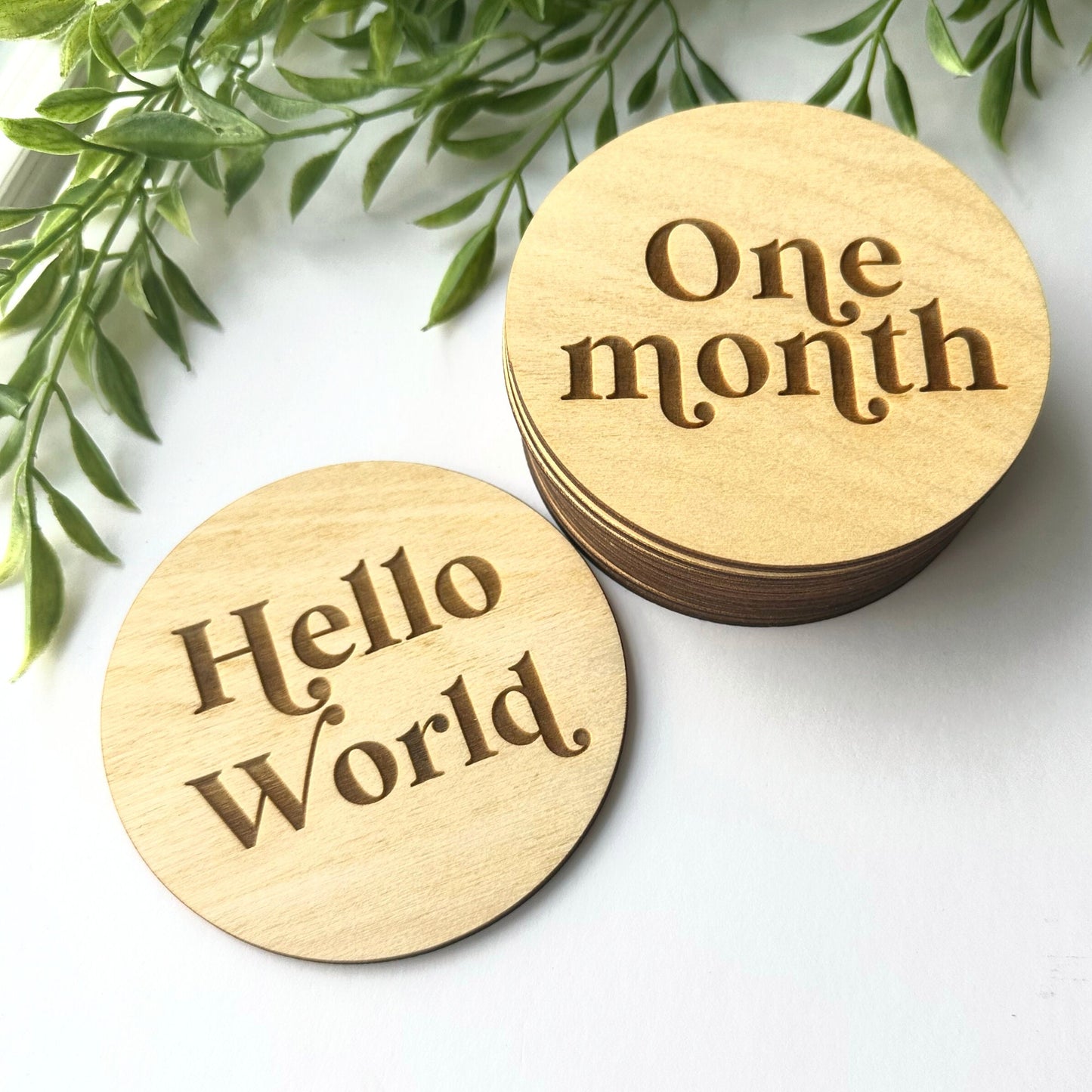 Boho Baby Milestone Cards Set - Newborn Photo Props, Baby Shower Gift