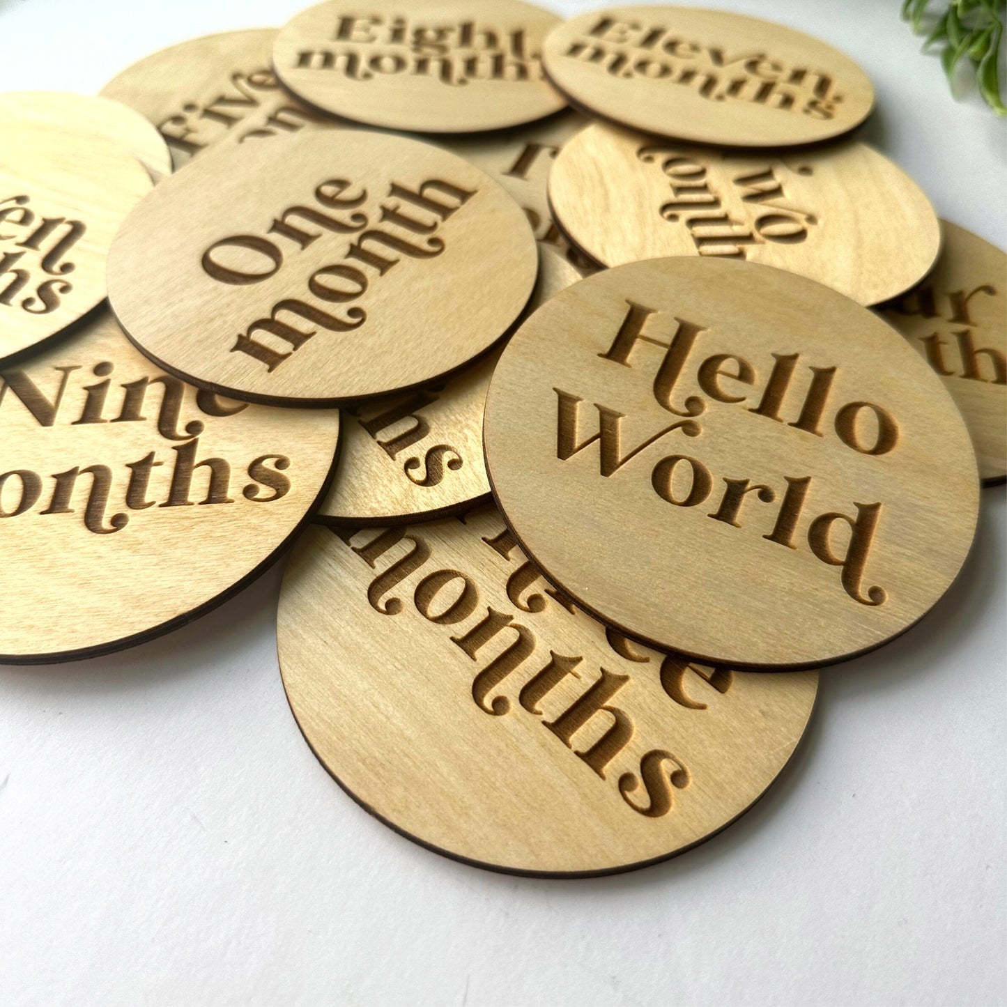 Boho Baby Milestone Cards Set - Newborn Photo Props, Baby Shower Gift