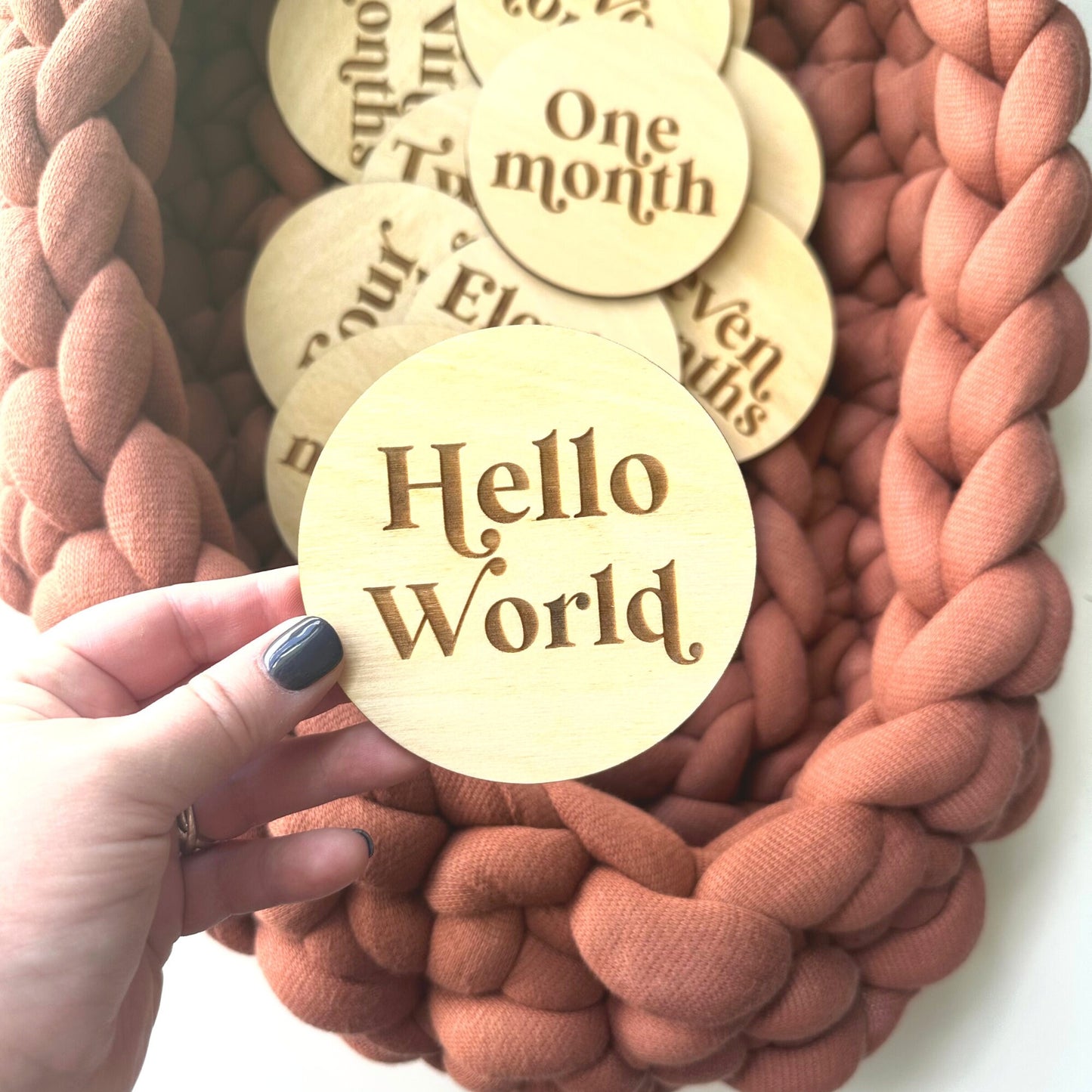 Boho Baby Milestone Cards Set - Newborn Photo Props, Baby Shower Gift
