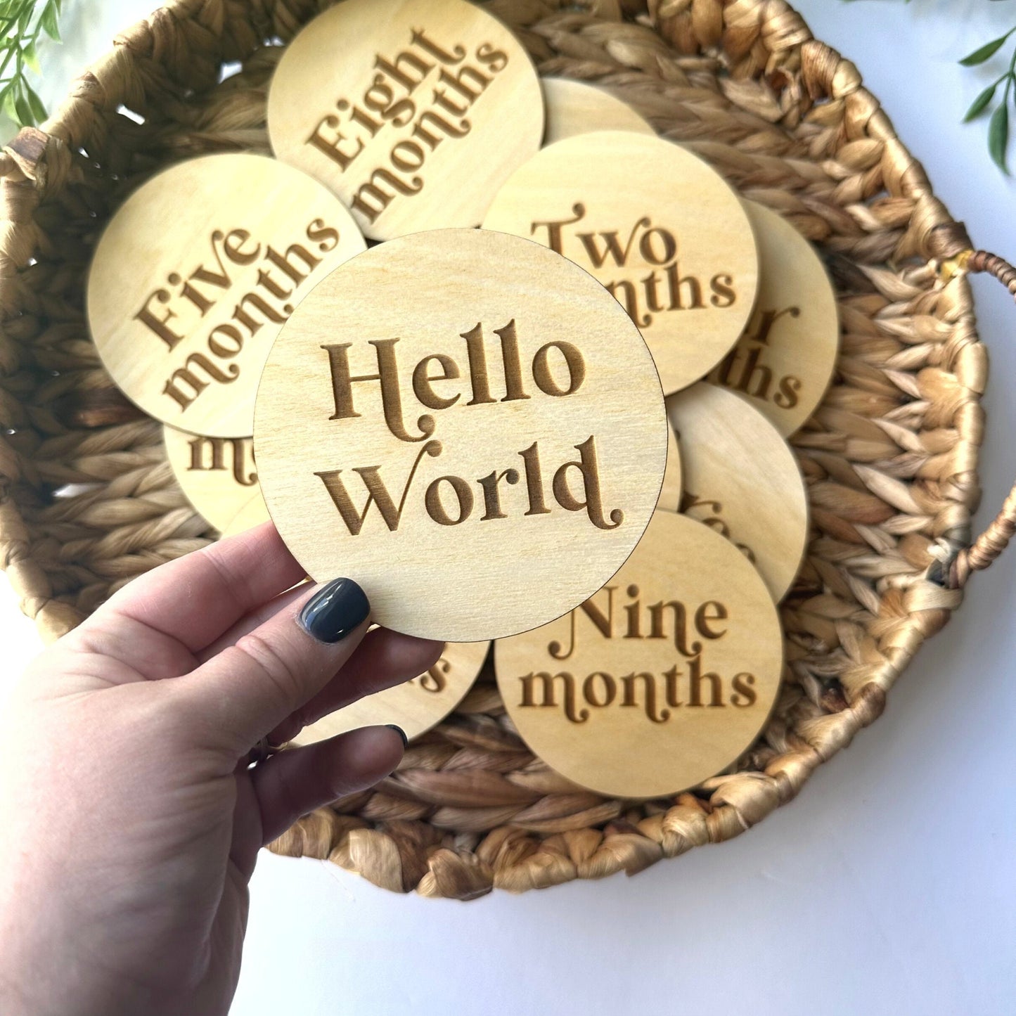 Boho Baby Milestone Cards Set - Newborn Photo Props, Baby Shower Gift