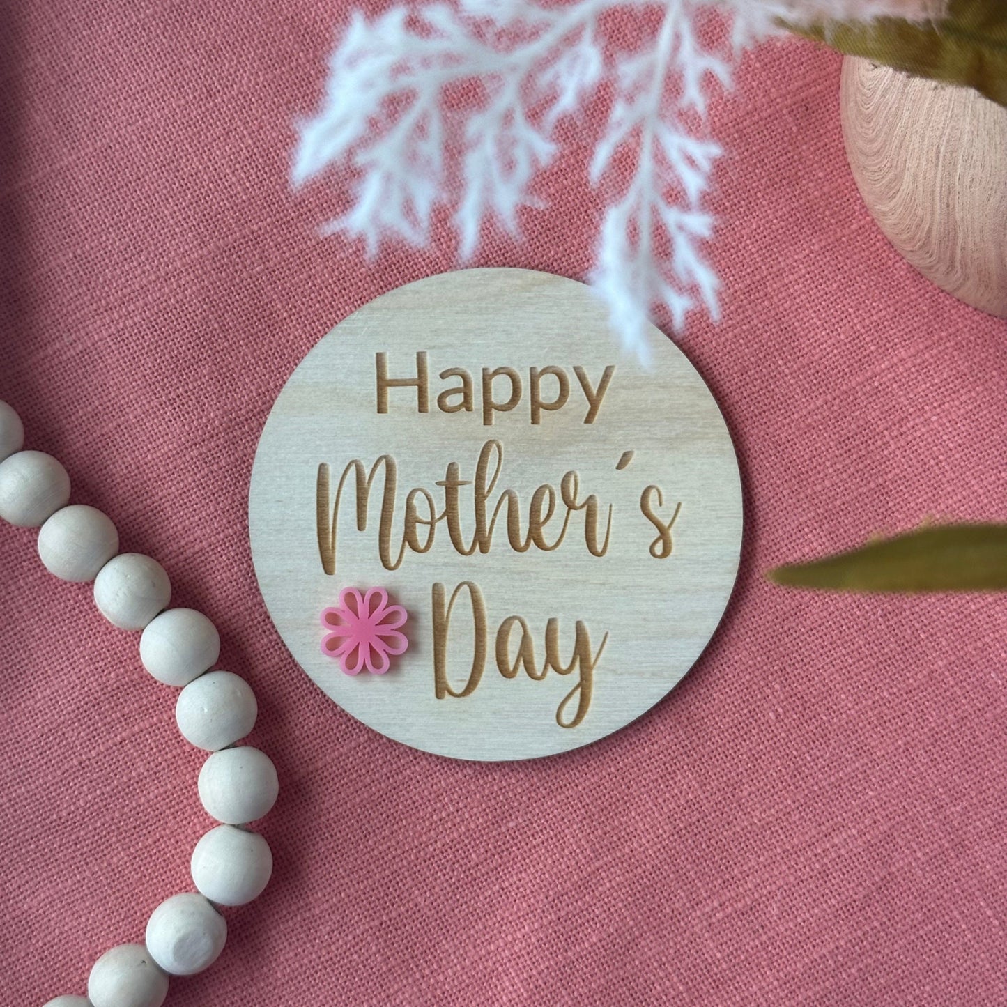 Wood Holiday Milestone Cards: Baby Photo Props, Expecting Mom Gift