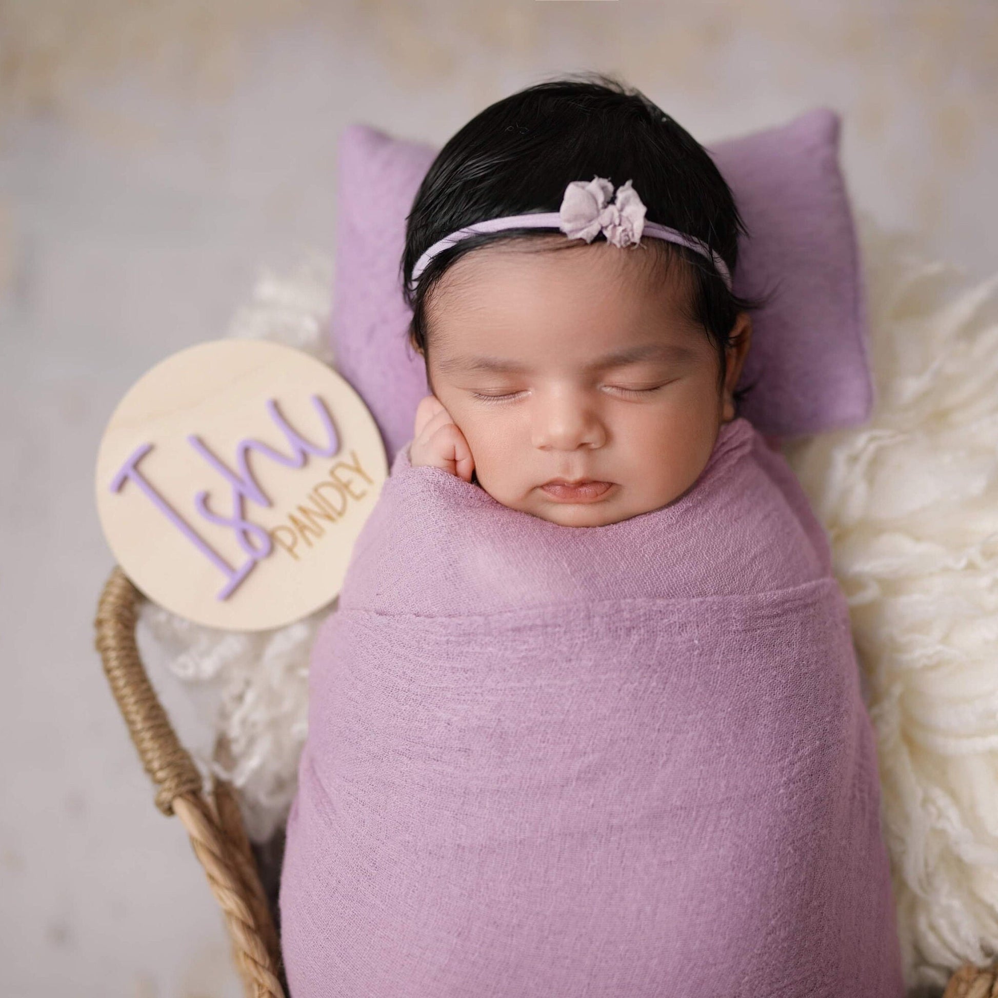 Twin Baby Hello World Sign: Acrylic Newborn Photo Prop