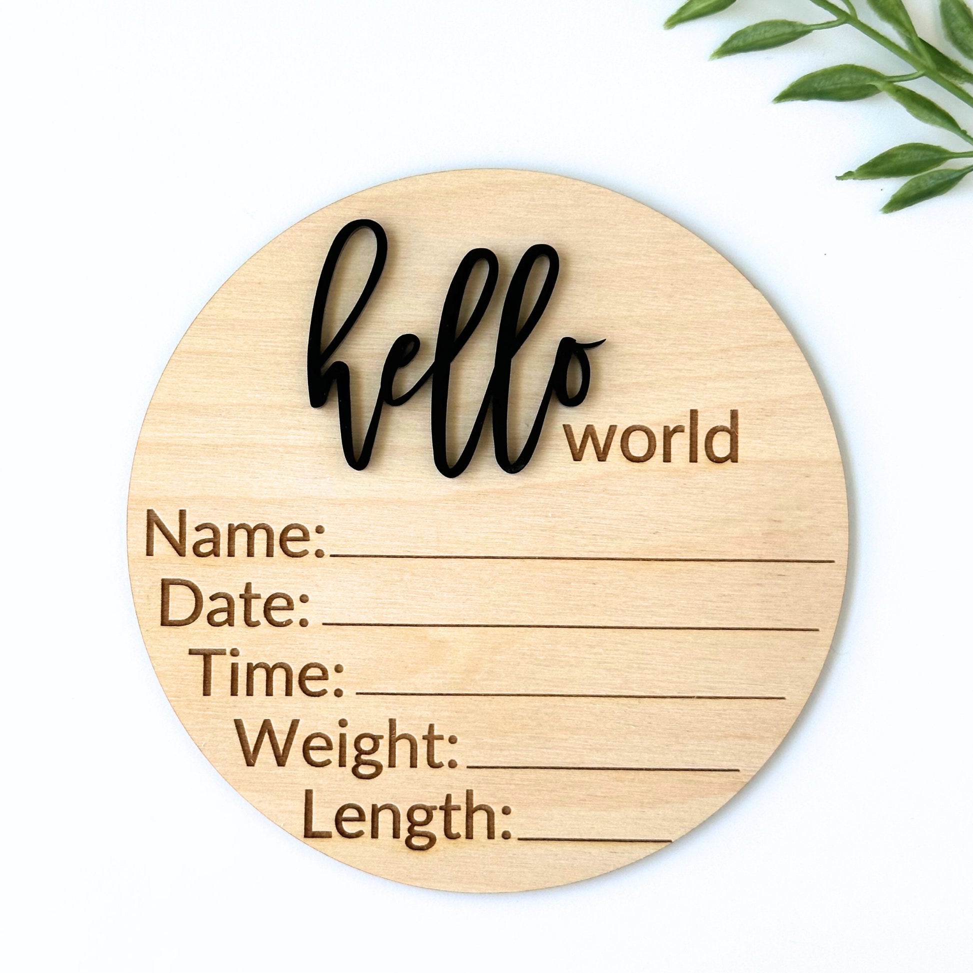 Baby Milestone Cards: Newborn Photo Prop, Birth Announcement Gift Set