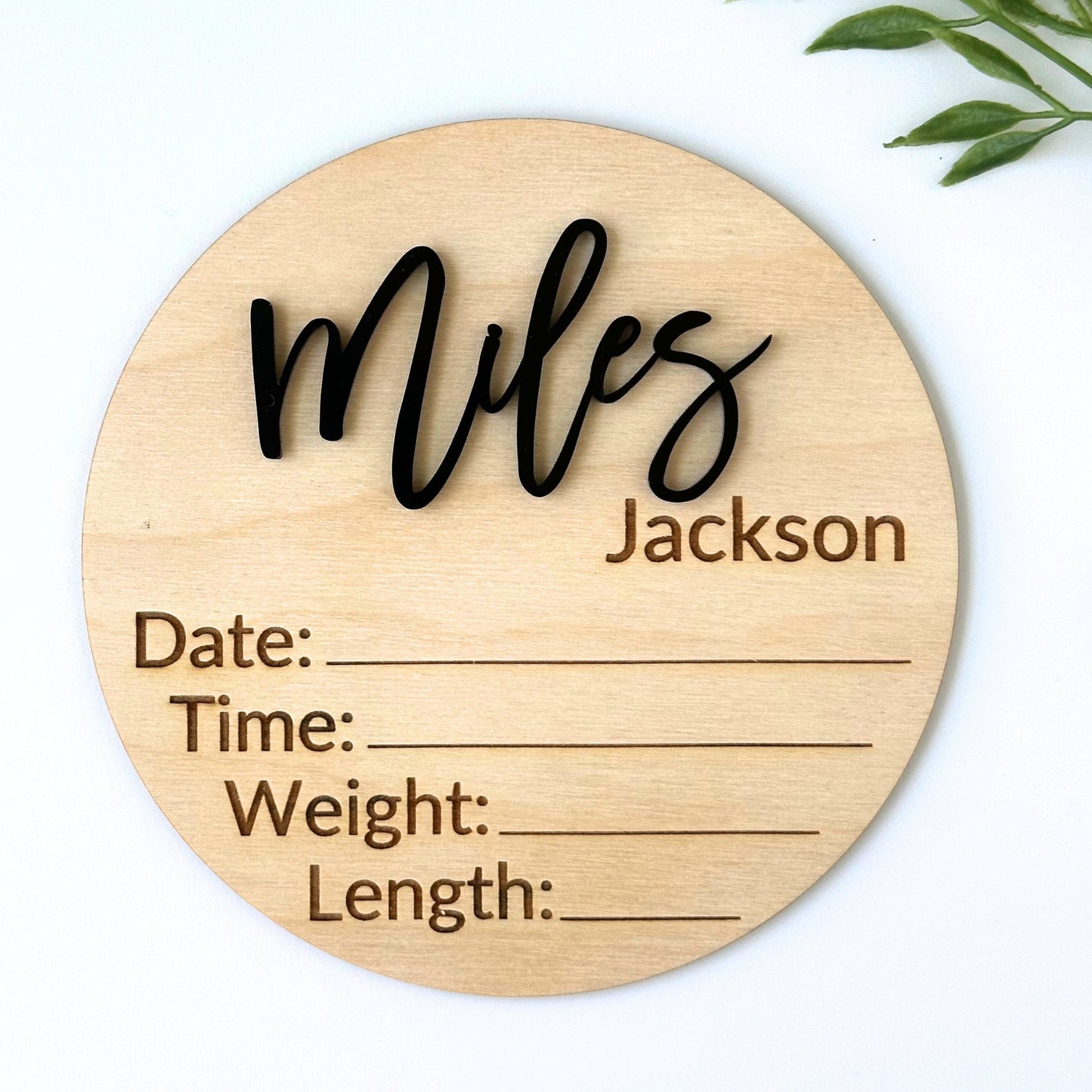 Baby Milestone Cards: Newborn Photo Prop, Birth Announcement Gift Set