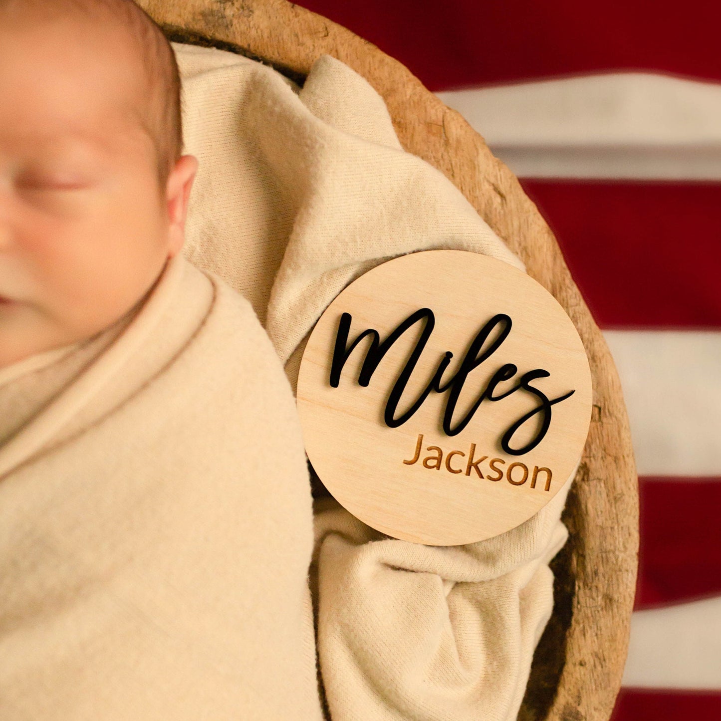 Baby Milestone Cards: Newborn Photo Prop, Birth Announcement Gift Set