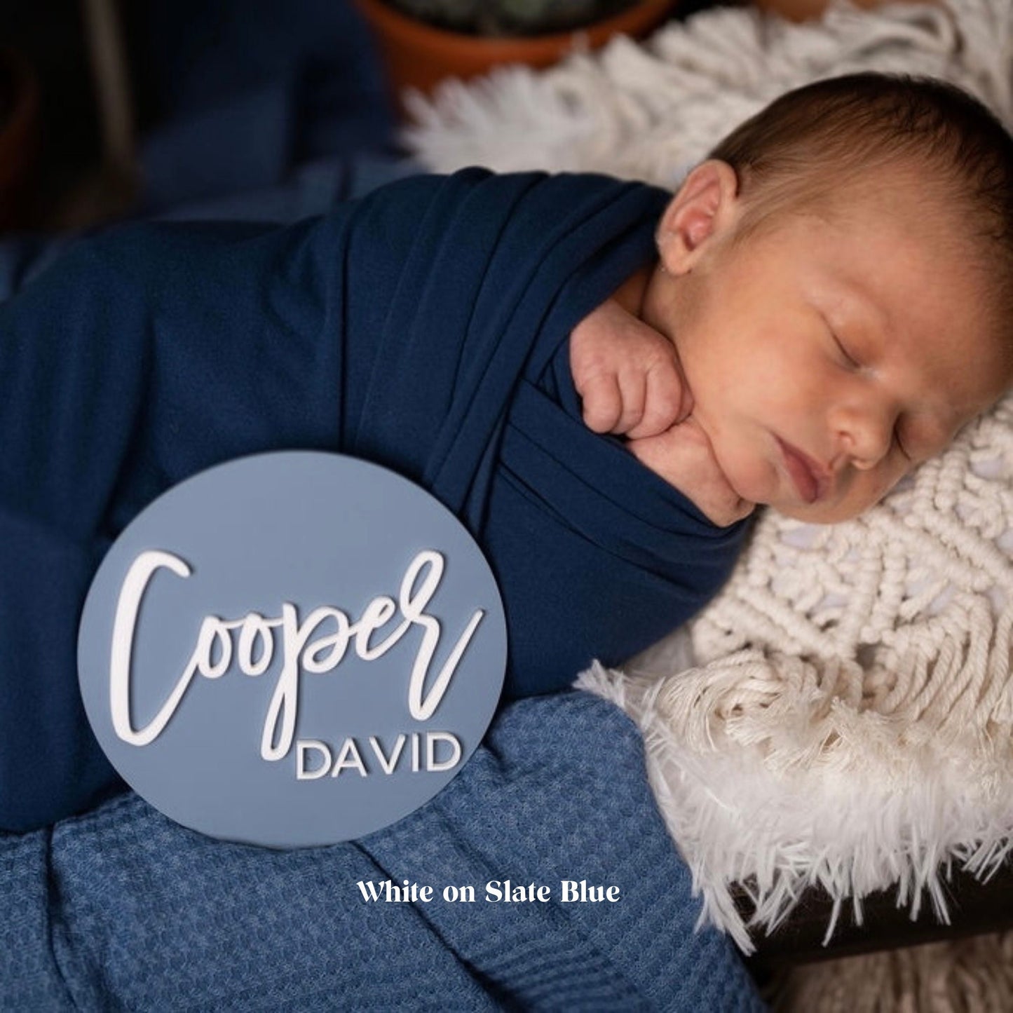 Acrylic Baby Name Sign: Newborn Photo Prop, Nursery Decor