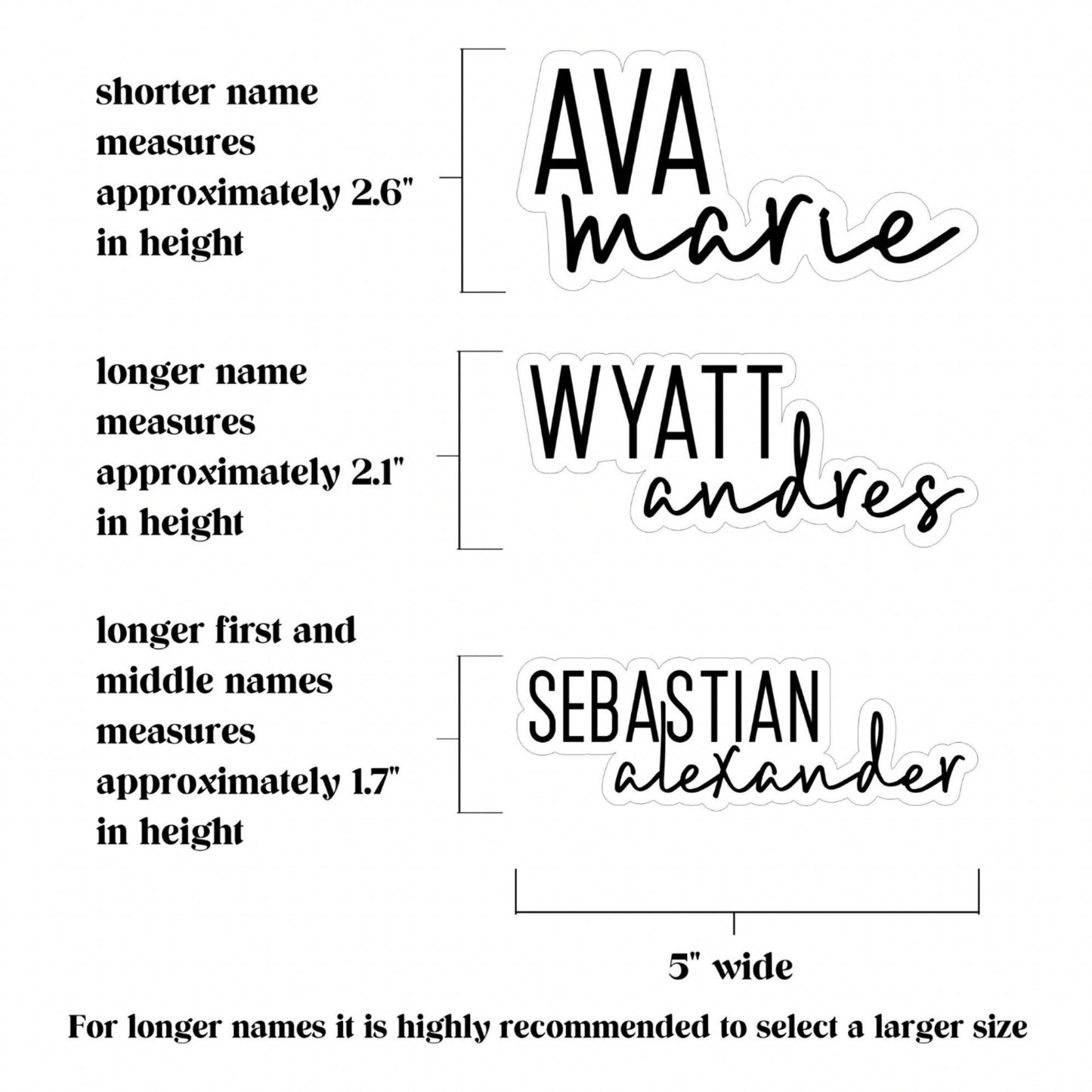 Custom Baby Name Sign for Birth Announcement, Newborn Photos, Shower Gift, Keepsake