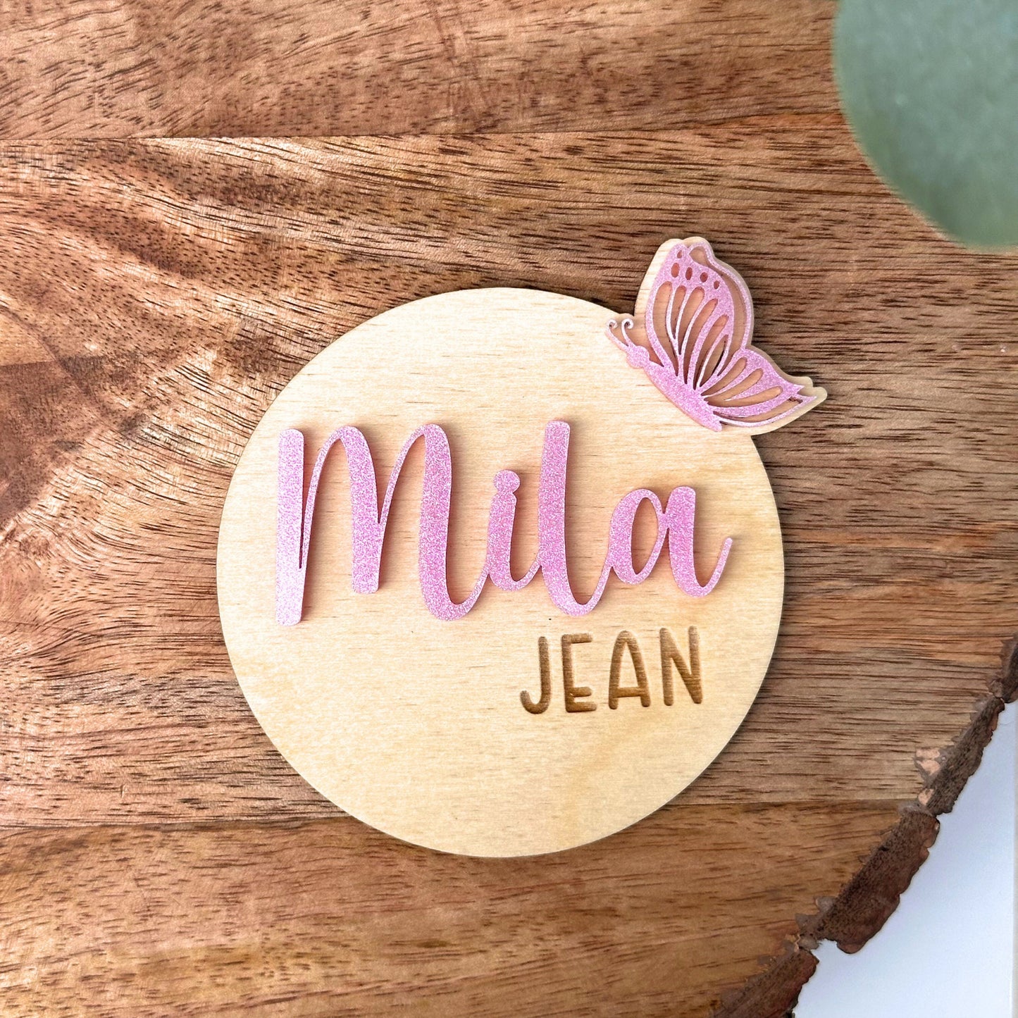 Butterfly Baby Milestone Cards: Newborn Photo Prop Set