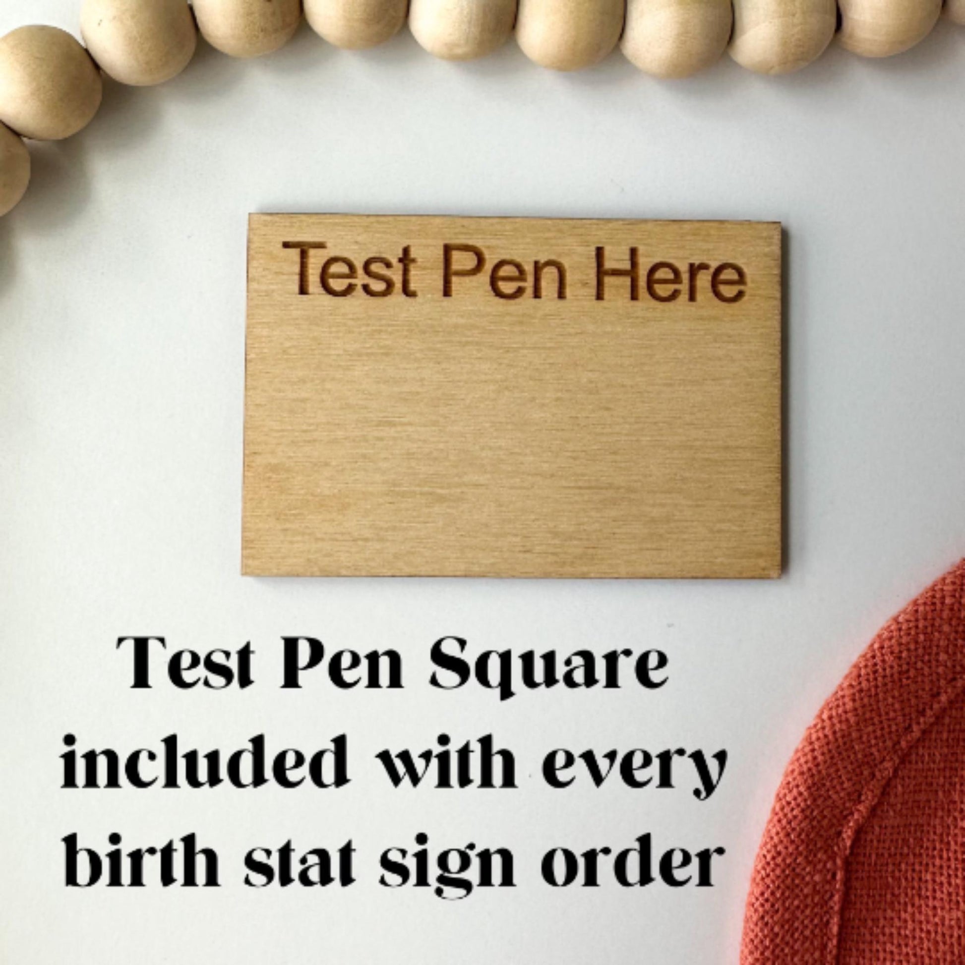 Personalized Baby Birth Stats Sign: 3D Acrylic Name, Wood Keepsake