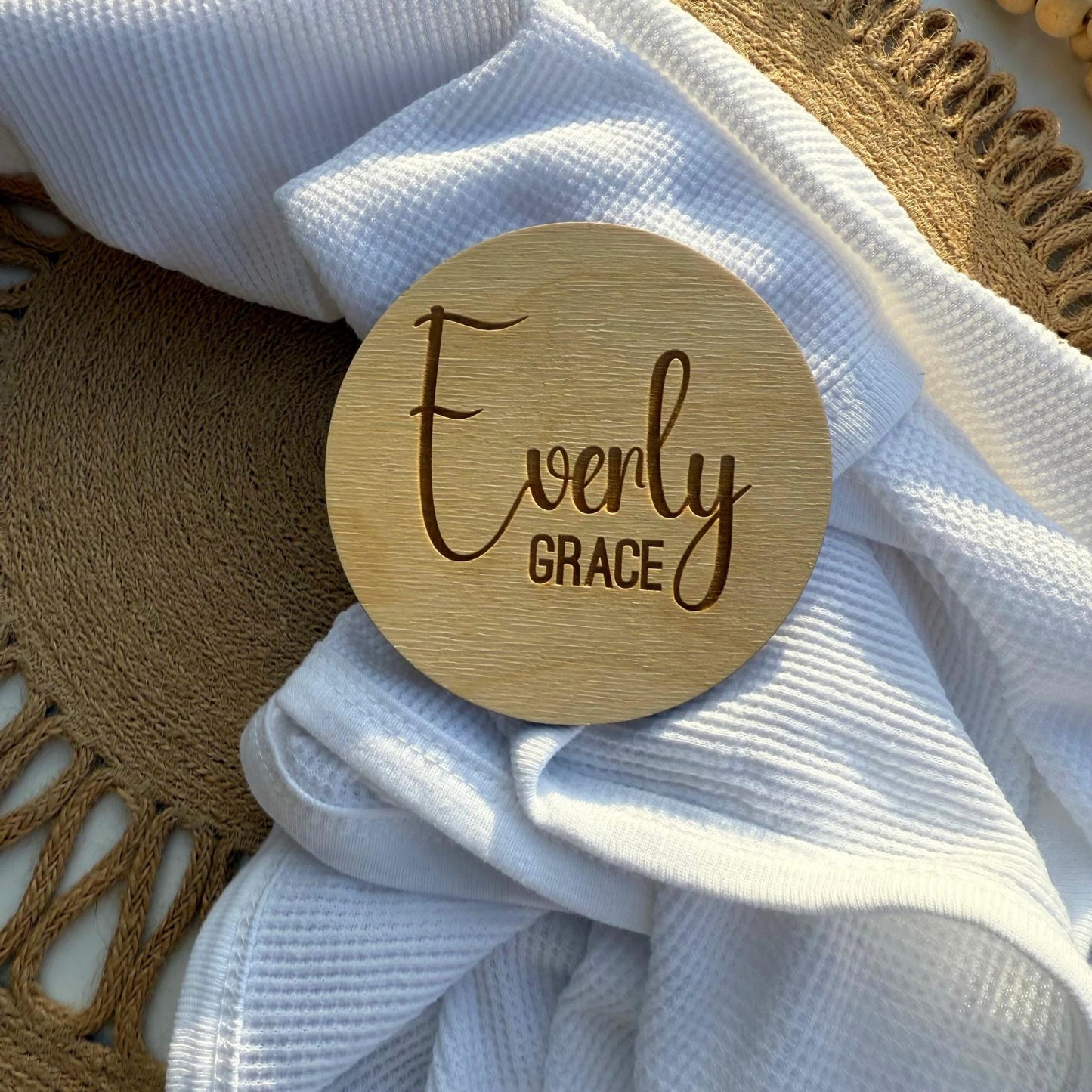 Custom Wooden Baby Name Sign: Nursery Decor, Newborn Photos, Shower Gift, Personalized Keepsake