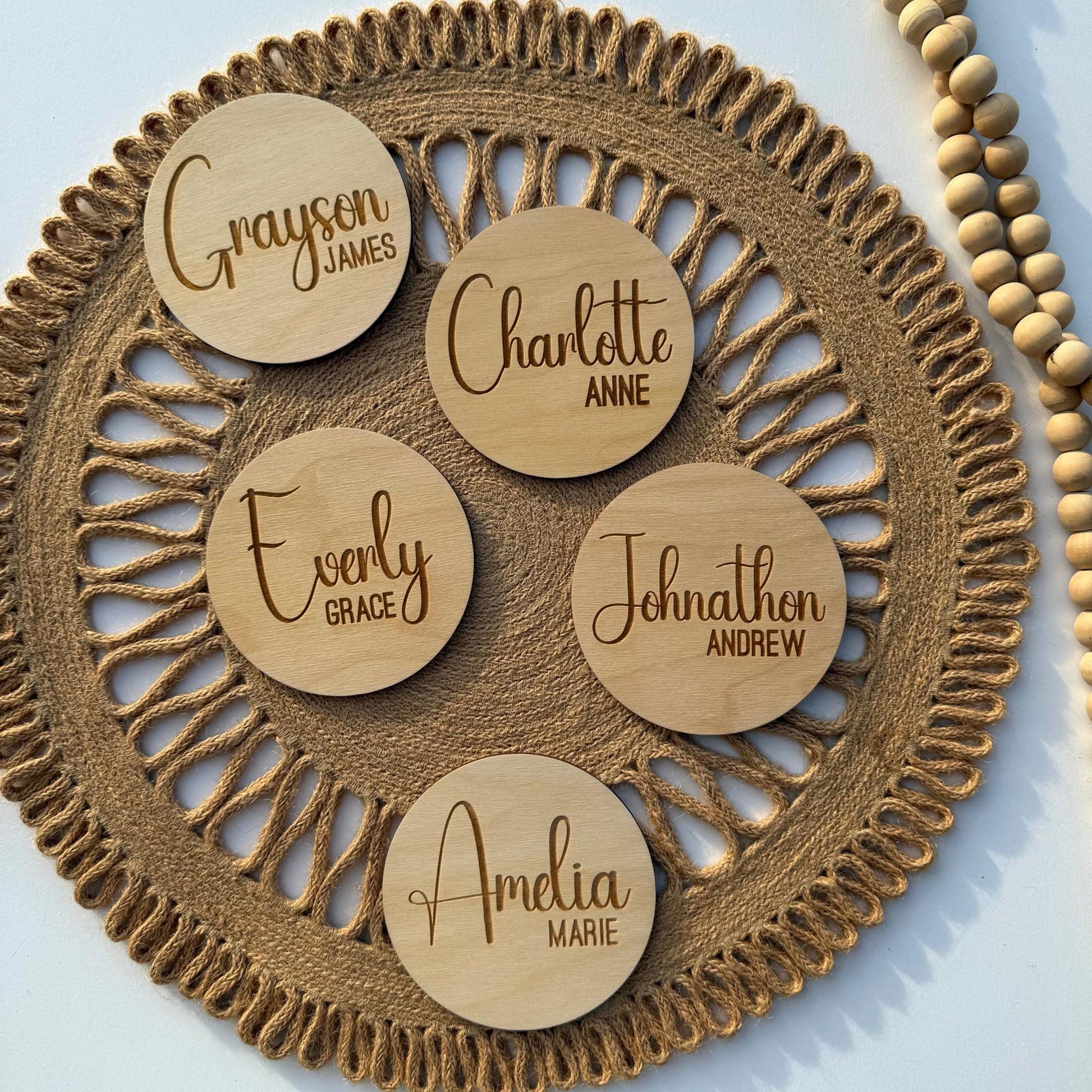 Custom Wooden Baby Name Sign: Nursery Decor, Newborn Photos, Shower Gift, Personalized Keepsake