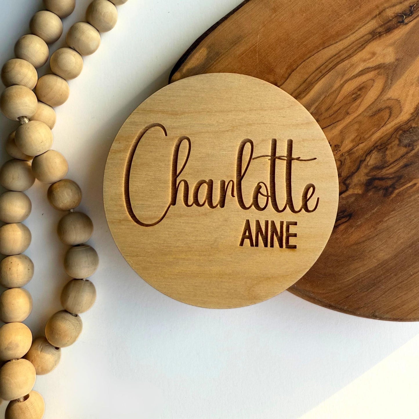 Custom Wooden Baby Name Sign: Nursery Decor, Newborn Photos, Shower Gift, Personalized Keepsake