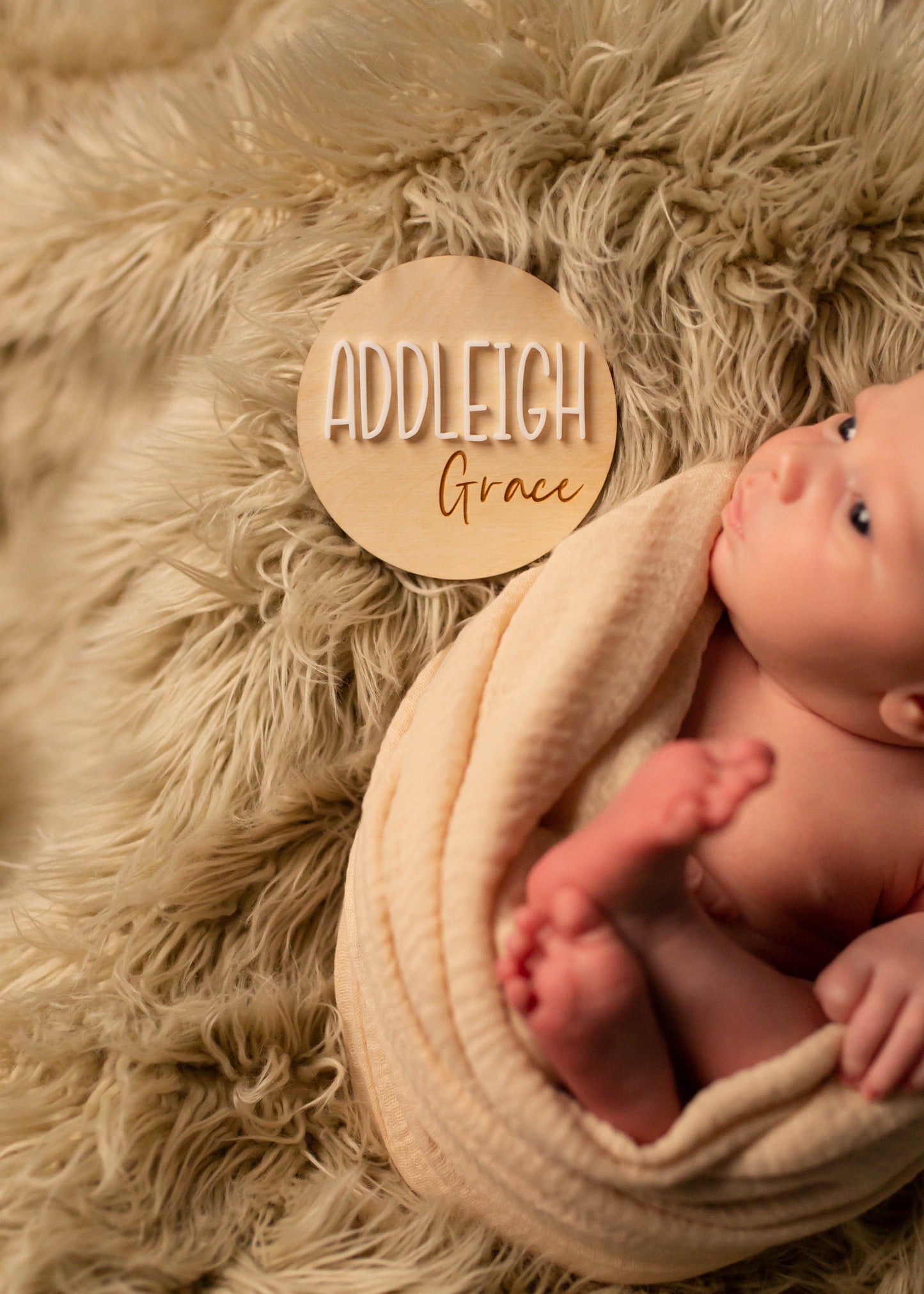 Addleigh Grace Baby Name Sign