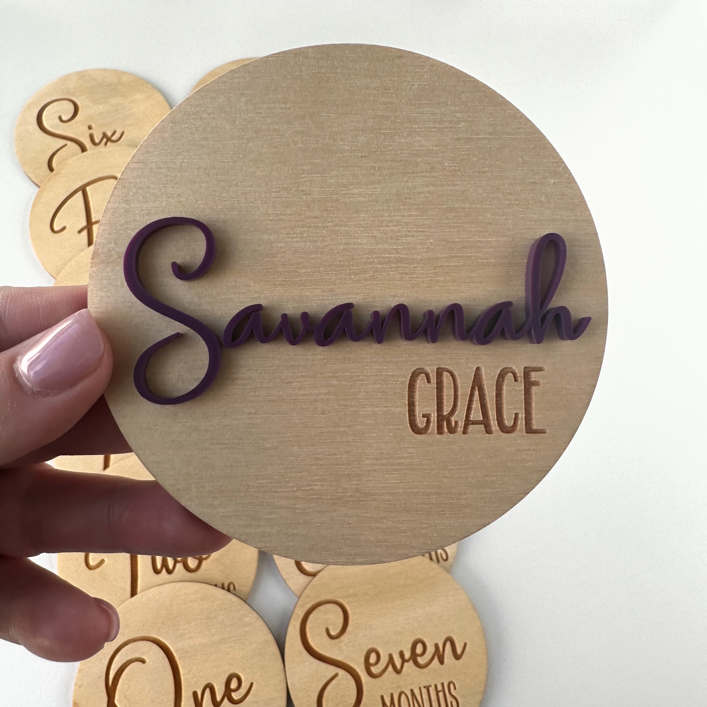 Savannah Grace Baby Name Sign