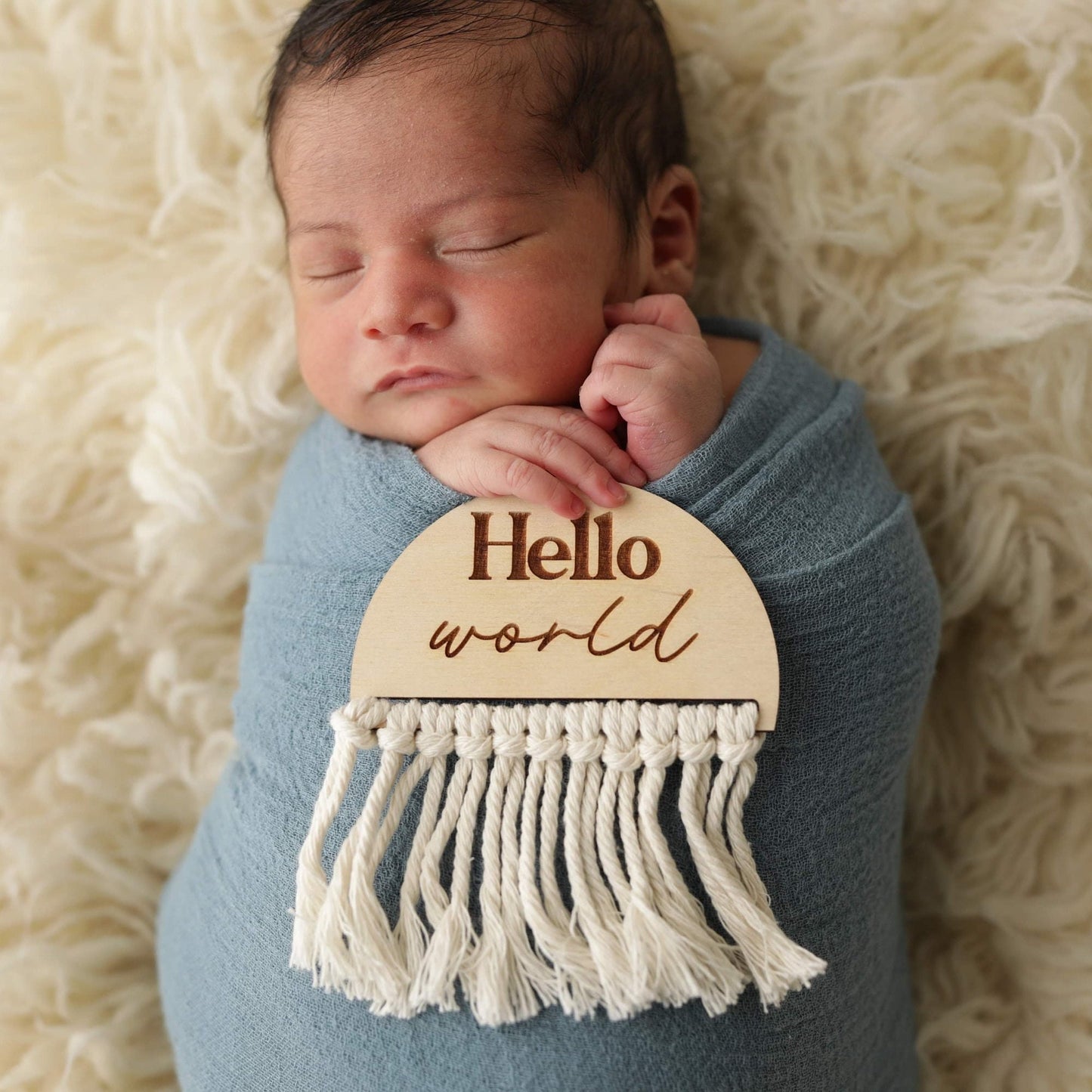 Macrame Baby Milestone Cards, Mia Catalina Style