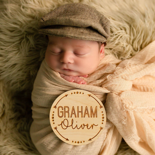 Graham Oliver Baby Name Sign