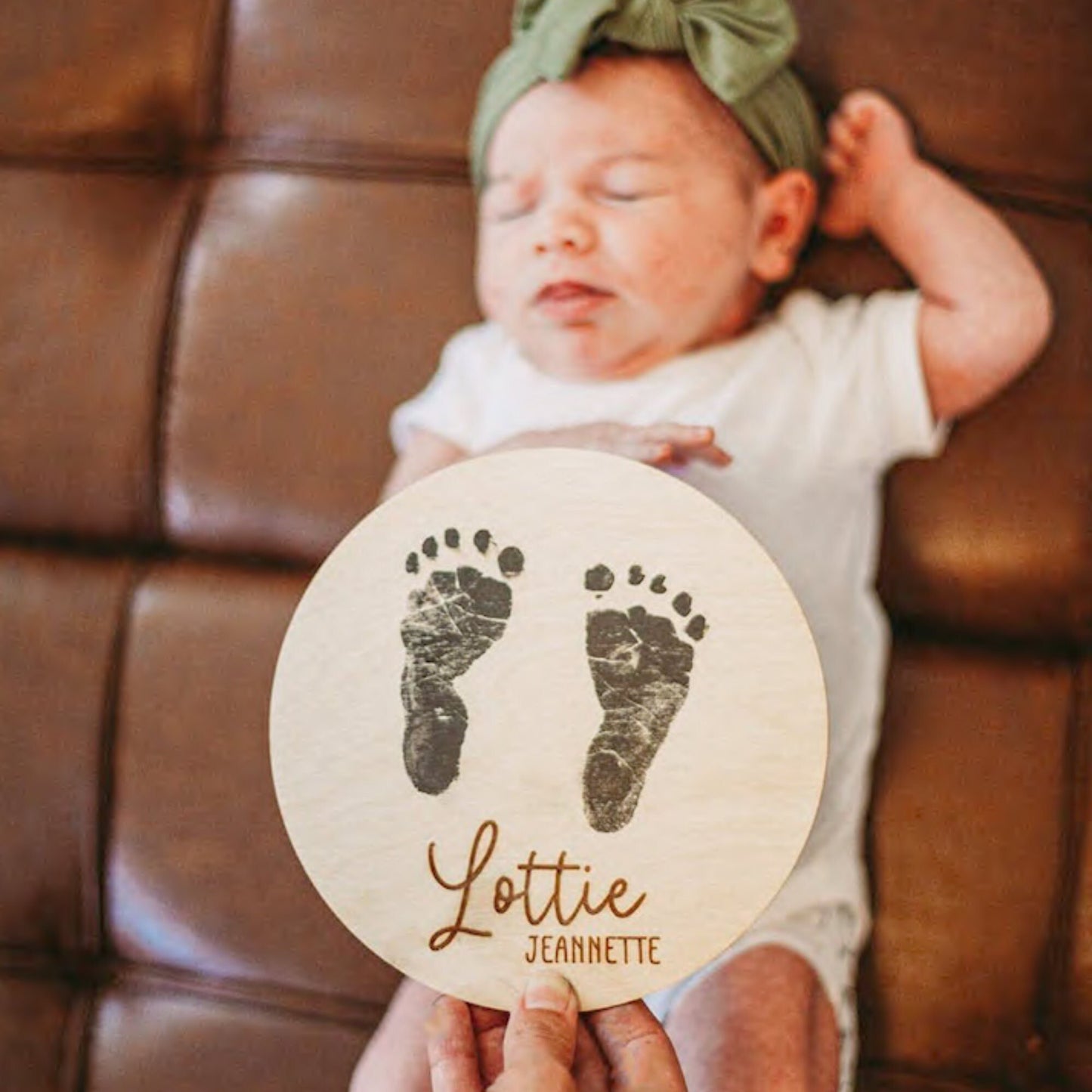 Newborn Footprint Sign