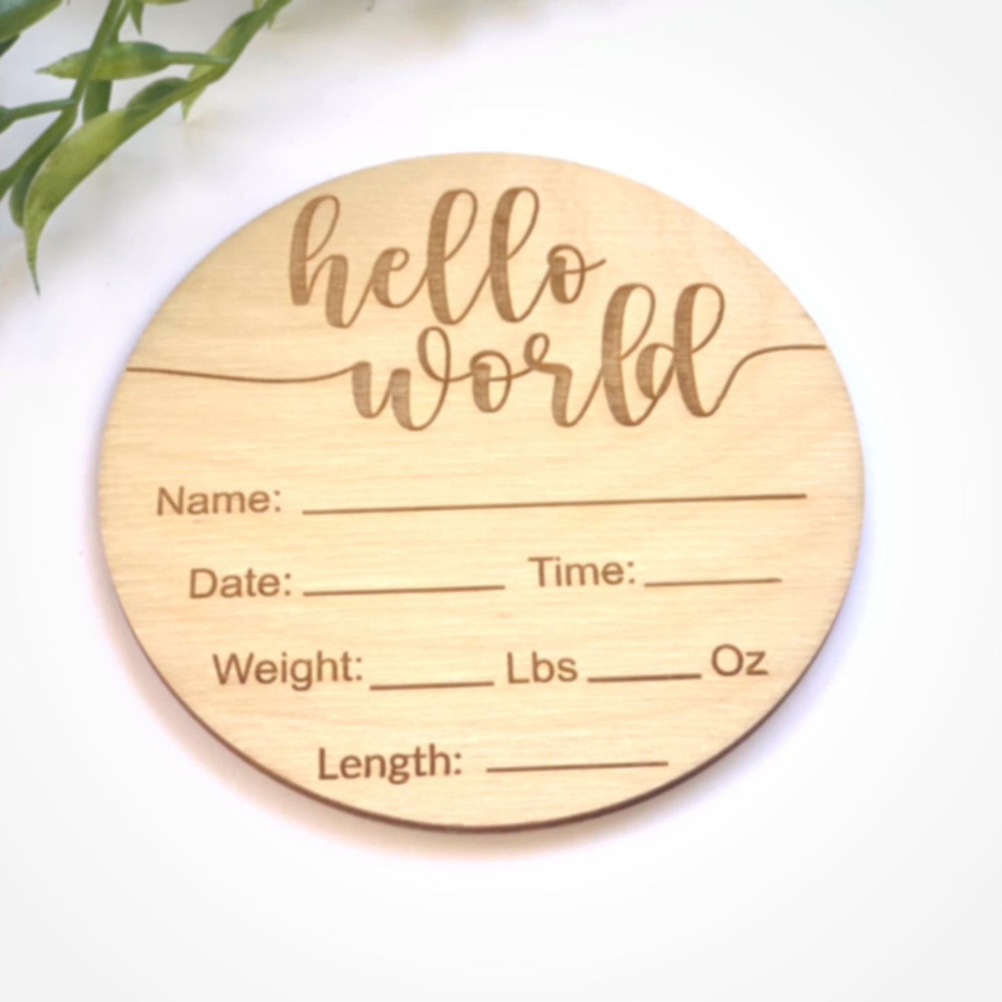 Ivy James Milestone Card and Birth Announcement Set